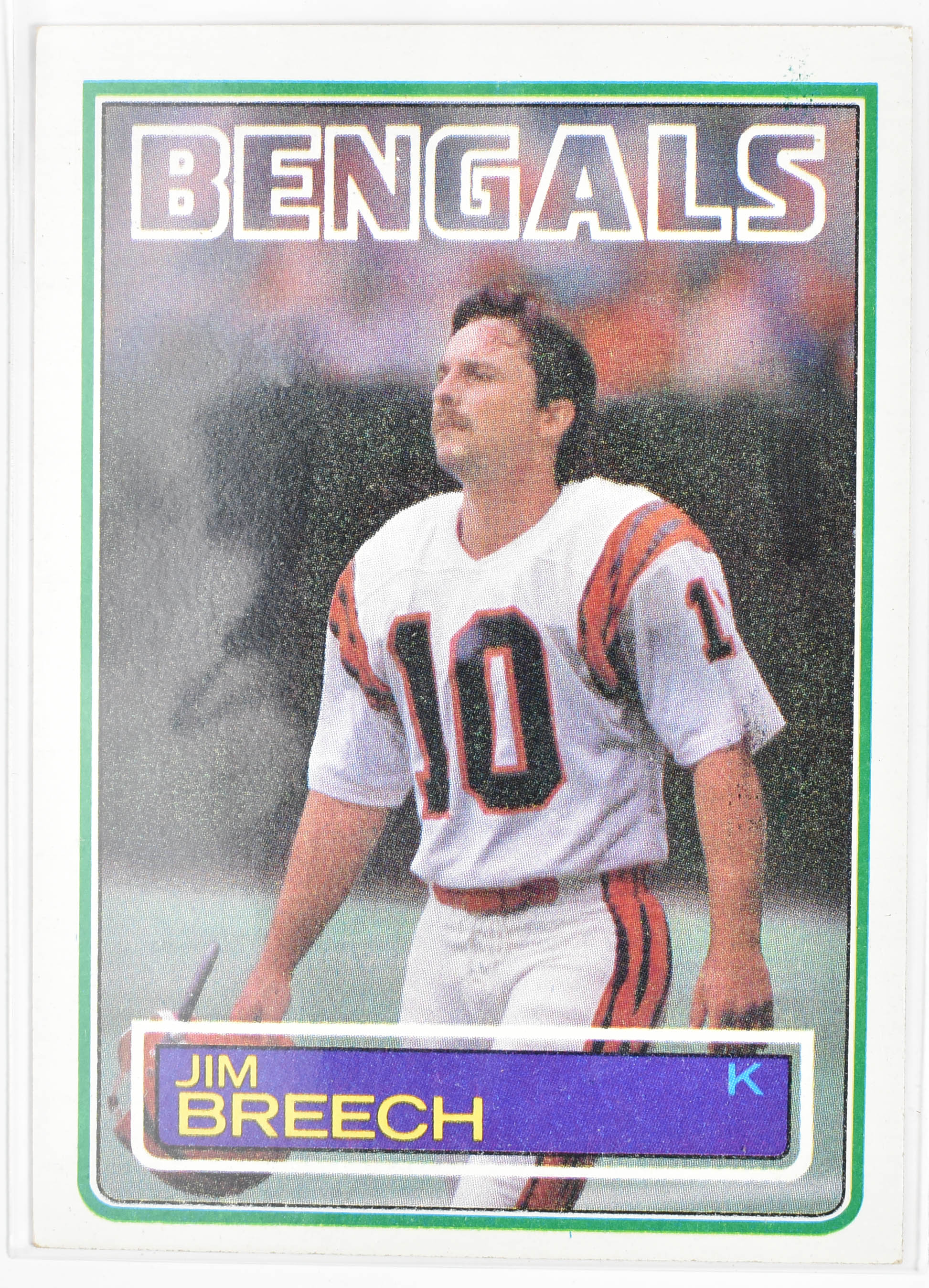 Jim Breech 233 Topps 1983 Cincinnati Bengals