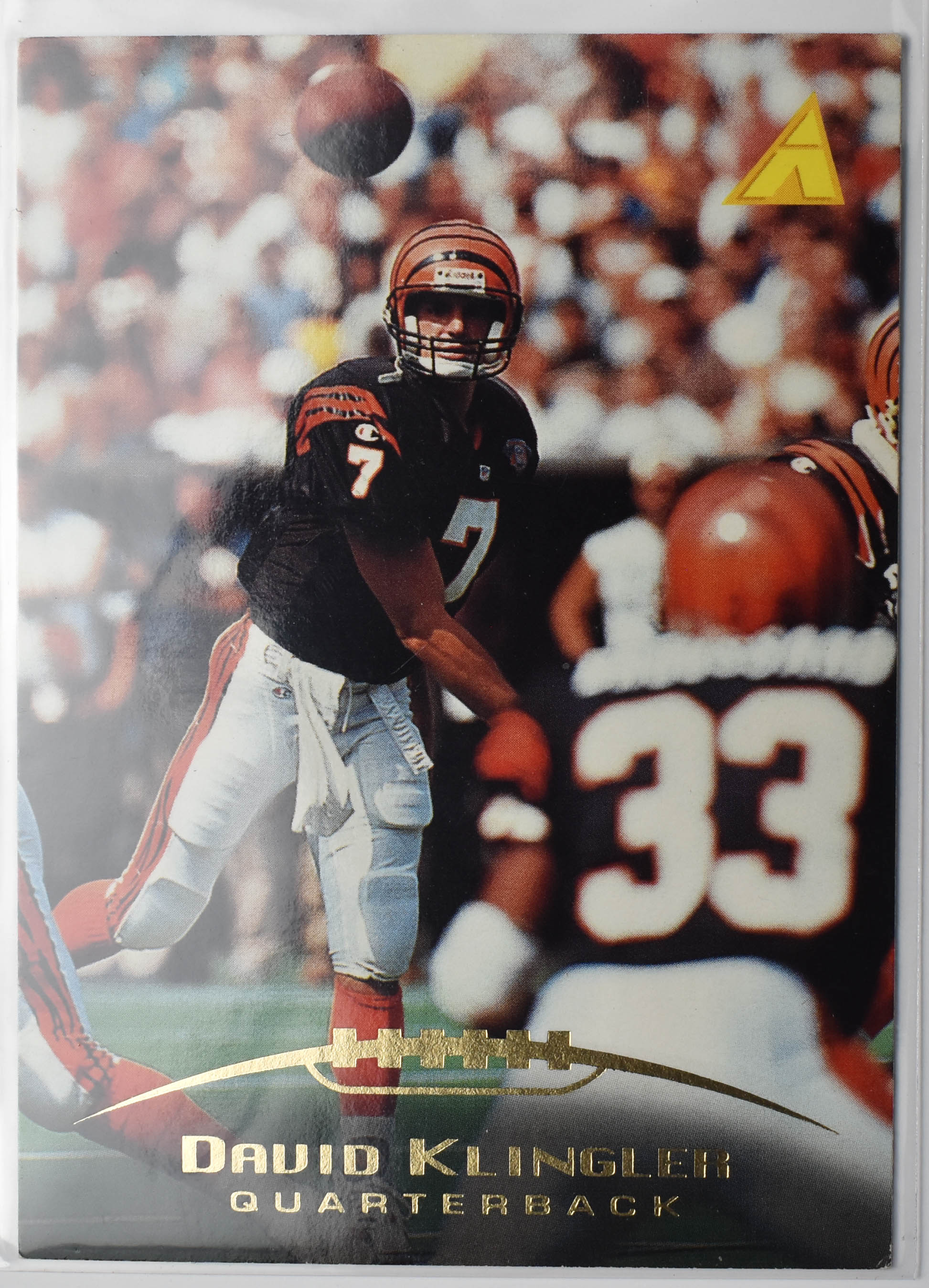 David Klingler 93 Pinnacle 1995 Cincinnati Bengals