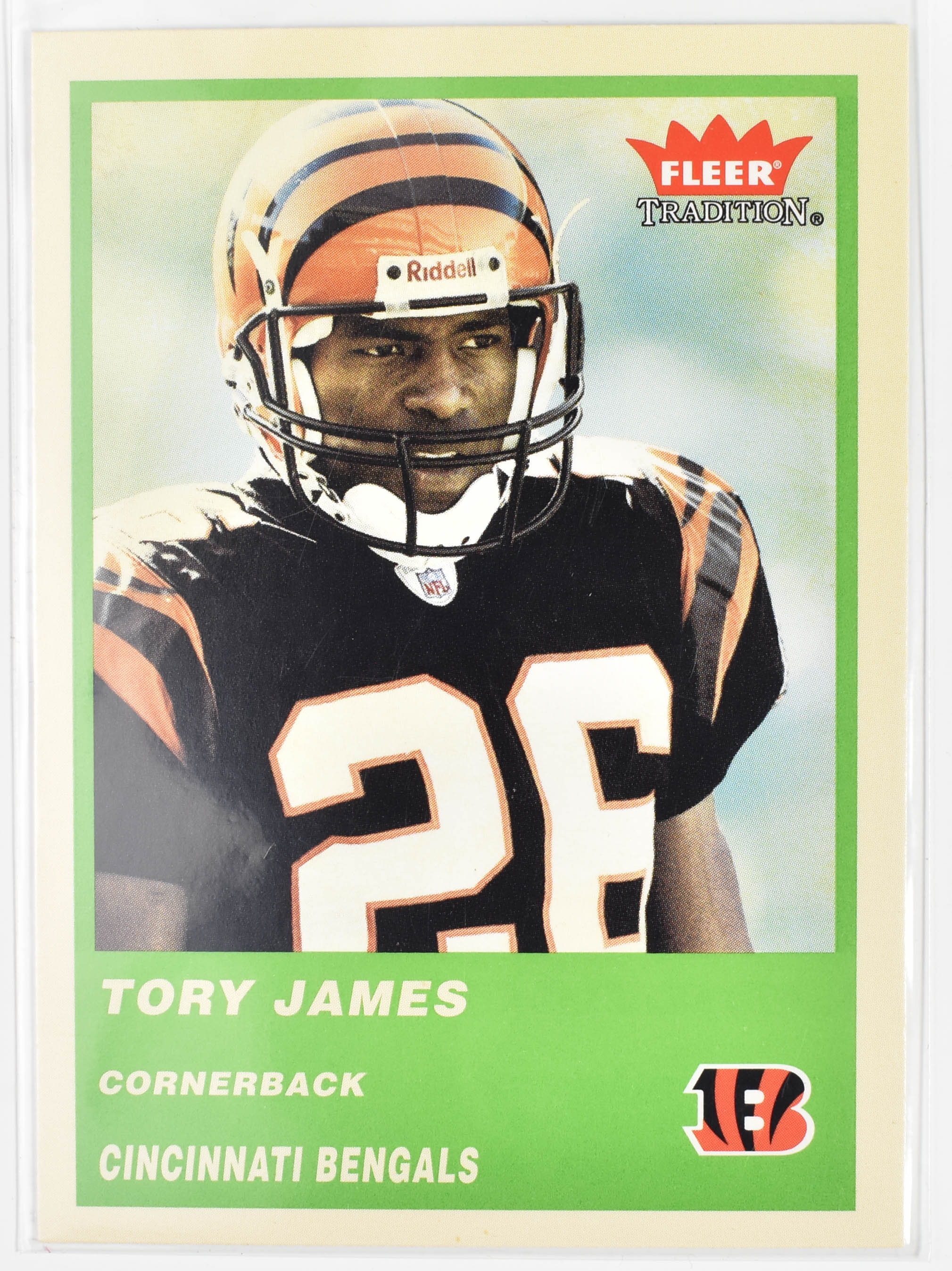 Tory James 298 Fleer 2004 Cincinnati Bengals