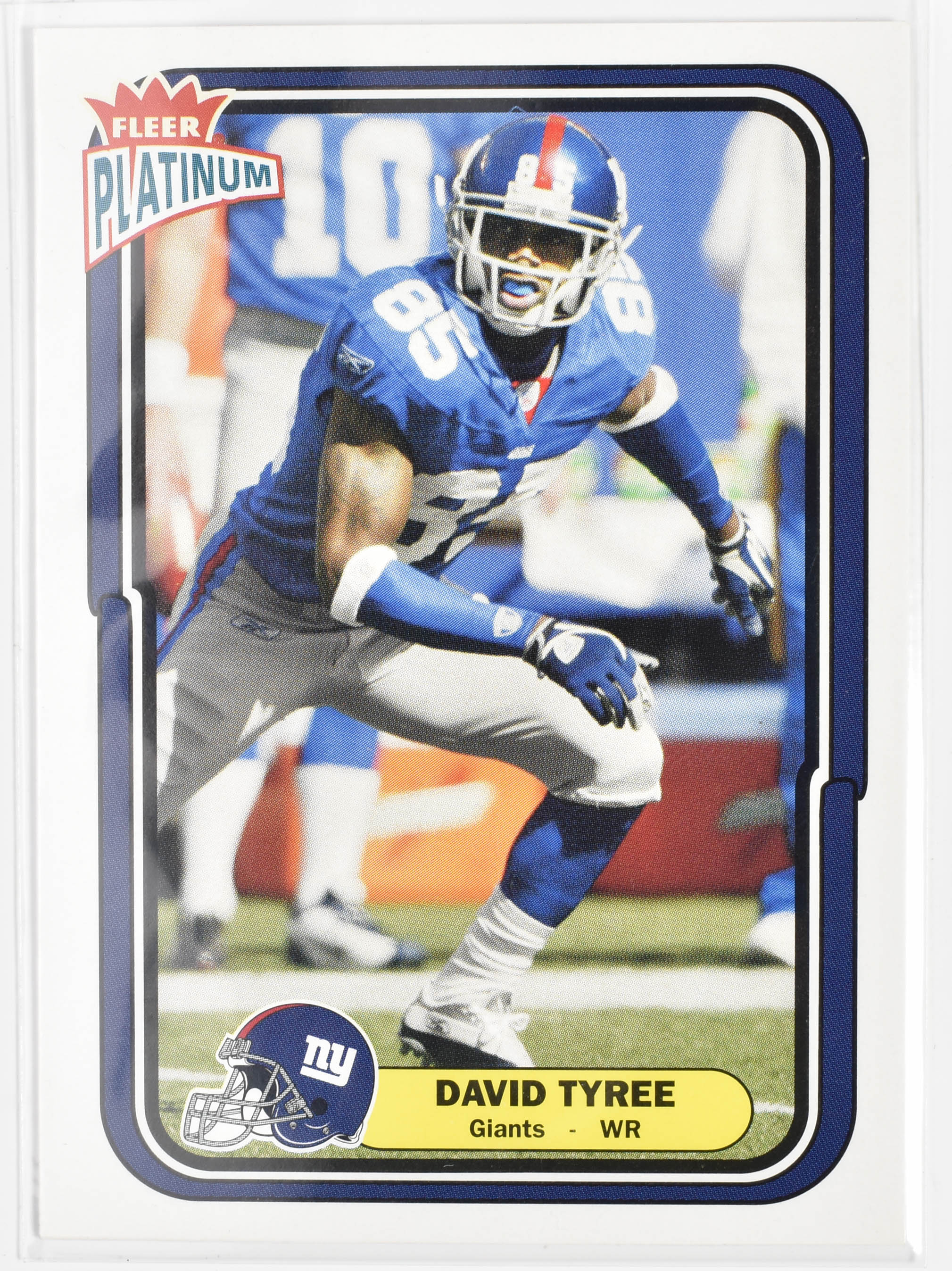 David Tyree No. 4 Fleer 2004 New York Giants