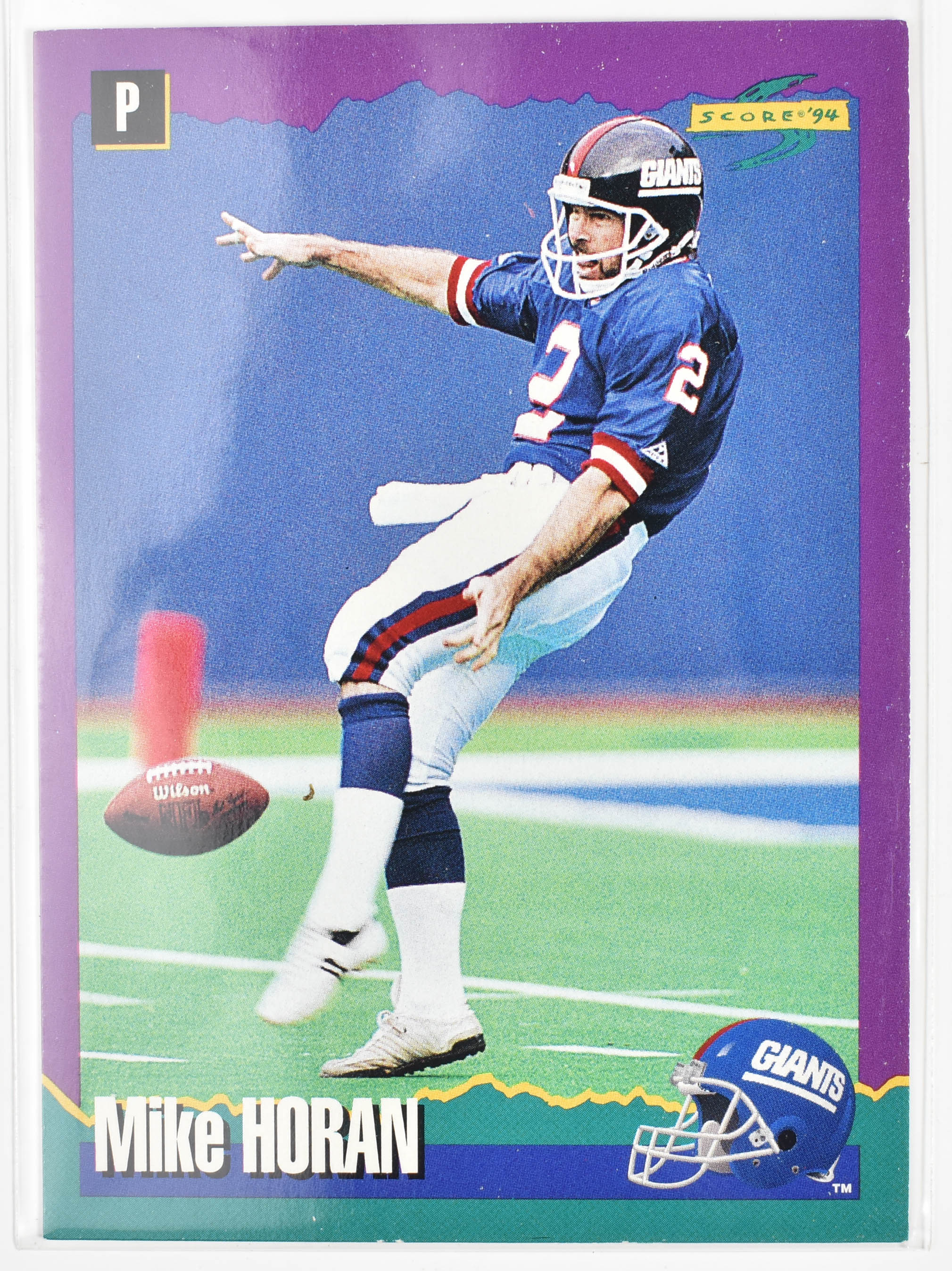Mike Horan 225 Pinnacle Score 1994 New York Giants