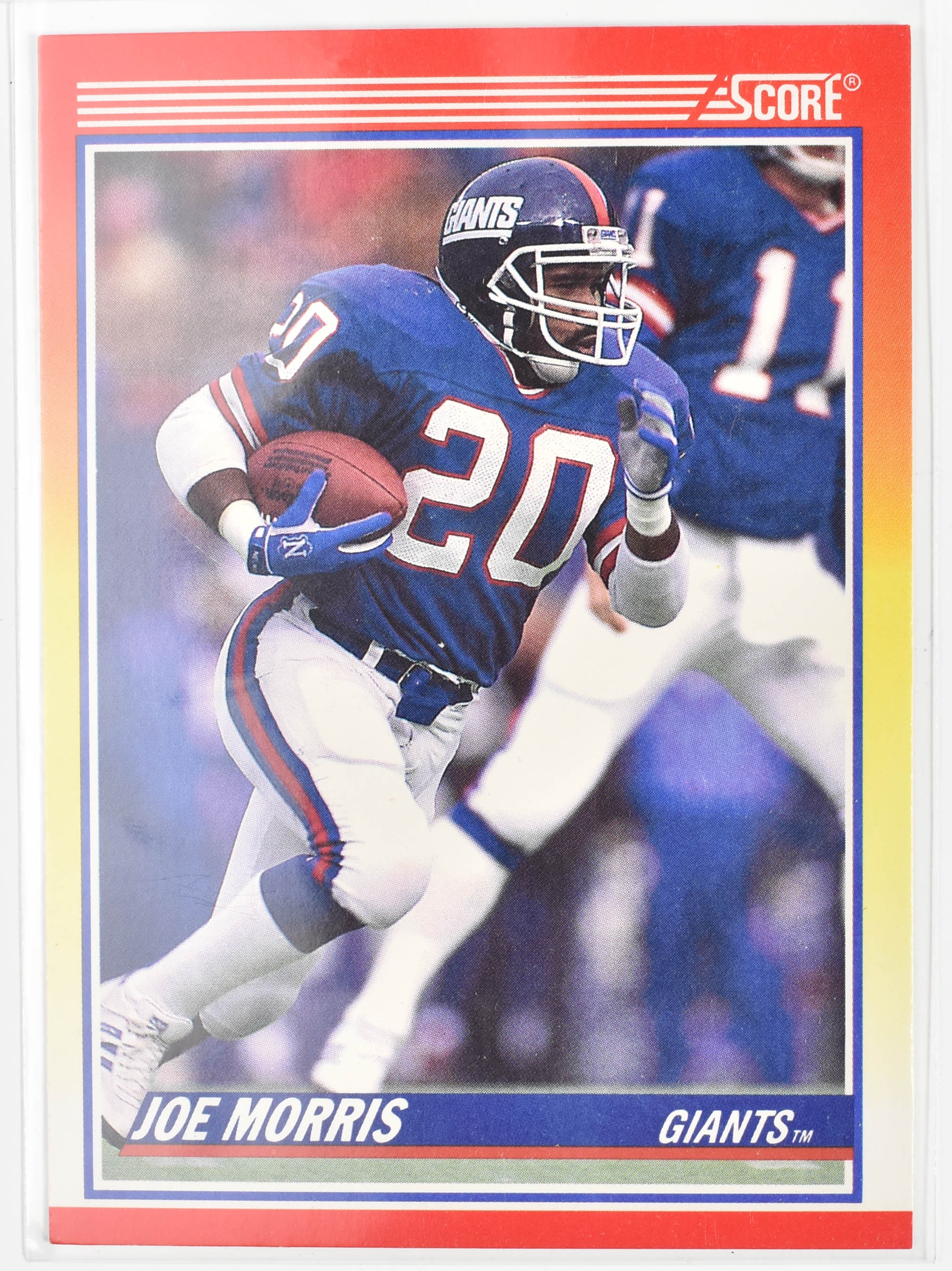 Joe Morris 659 Score 1990 New York Giants Football Card