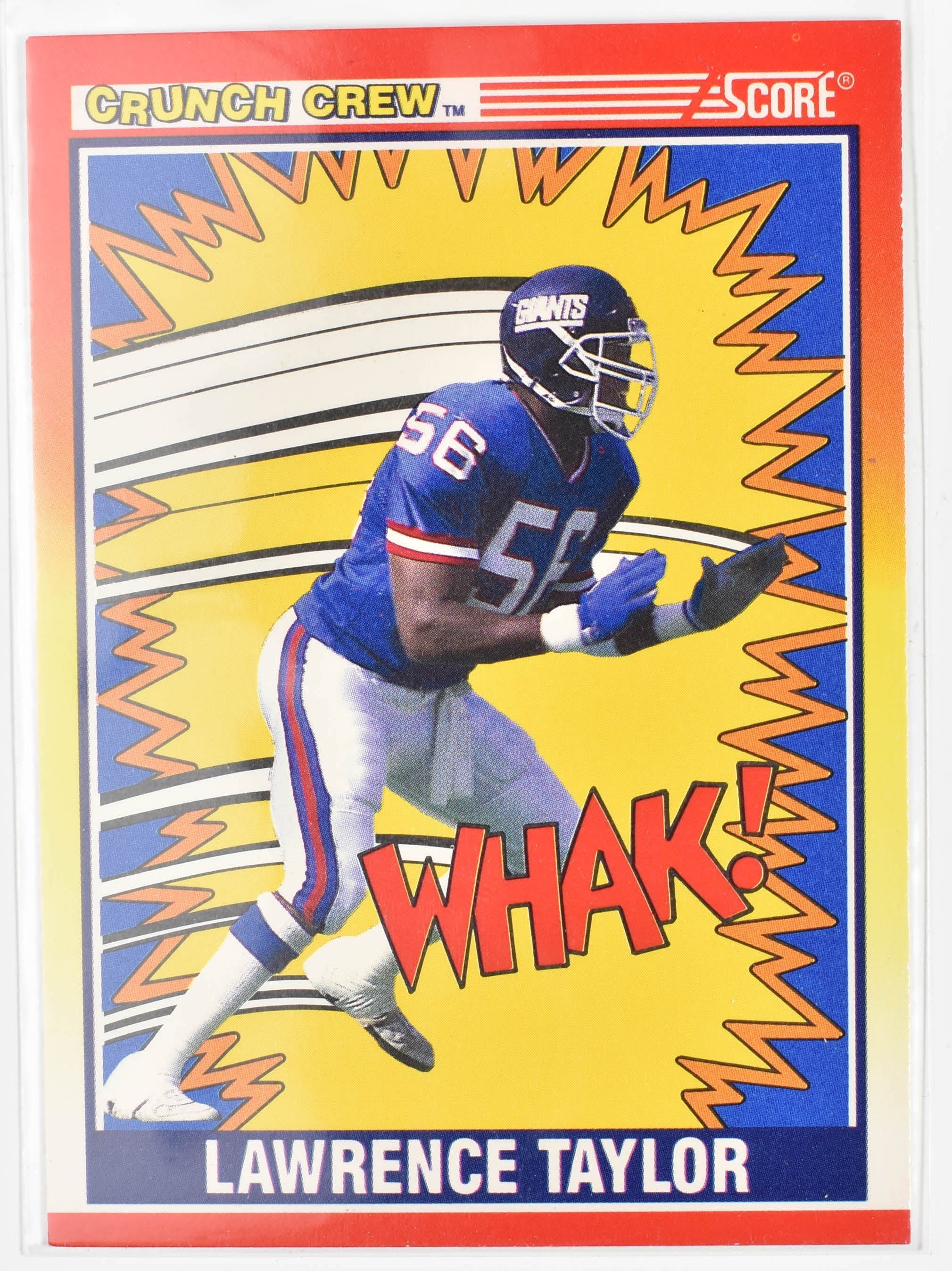 Lawrence Taylor 552 Score 1990 Crunch Crew New York Giants