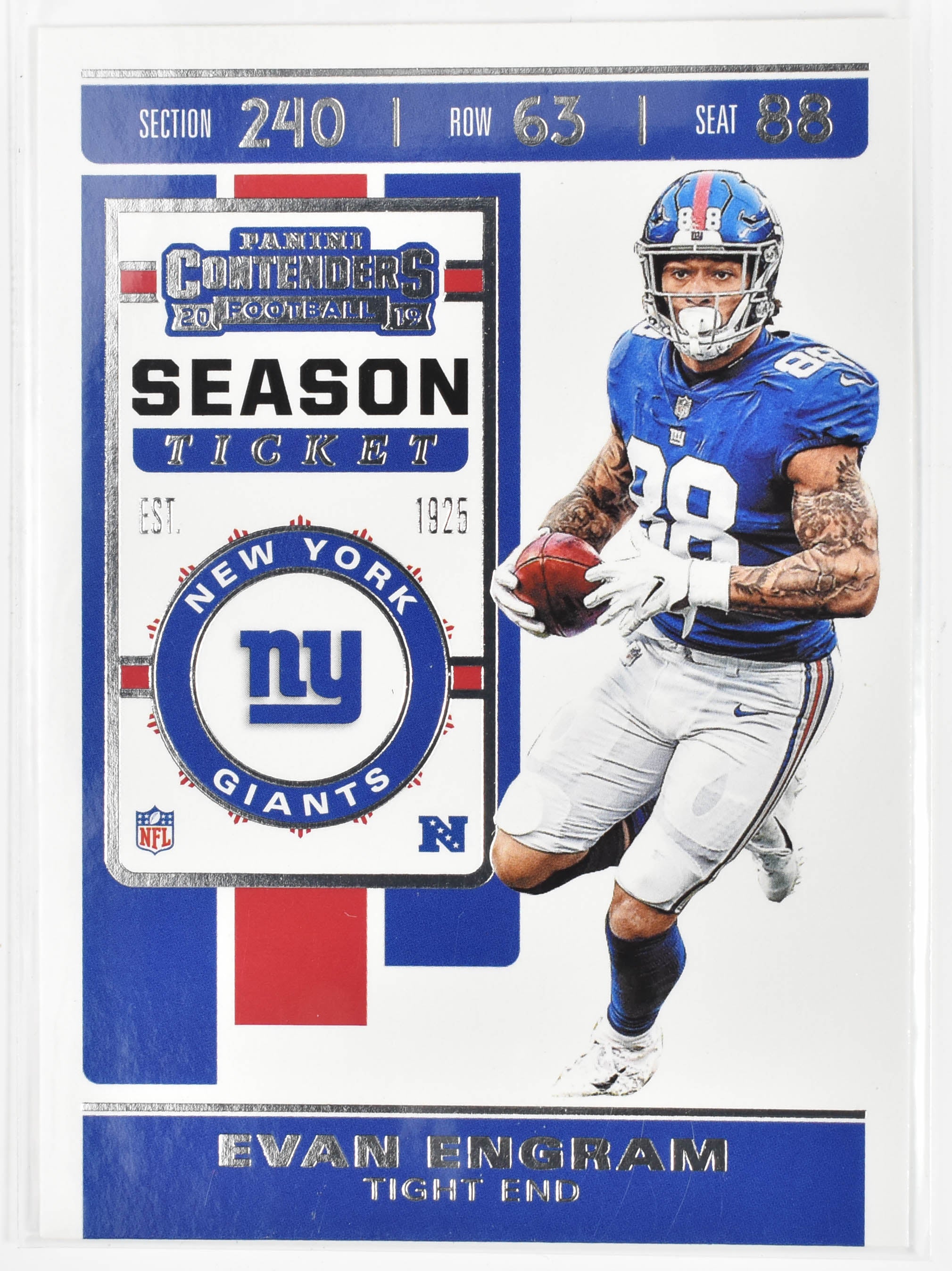 Evan Engram 53 Panini 2019 Contenders Football New York Giants