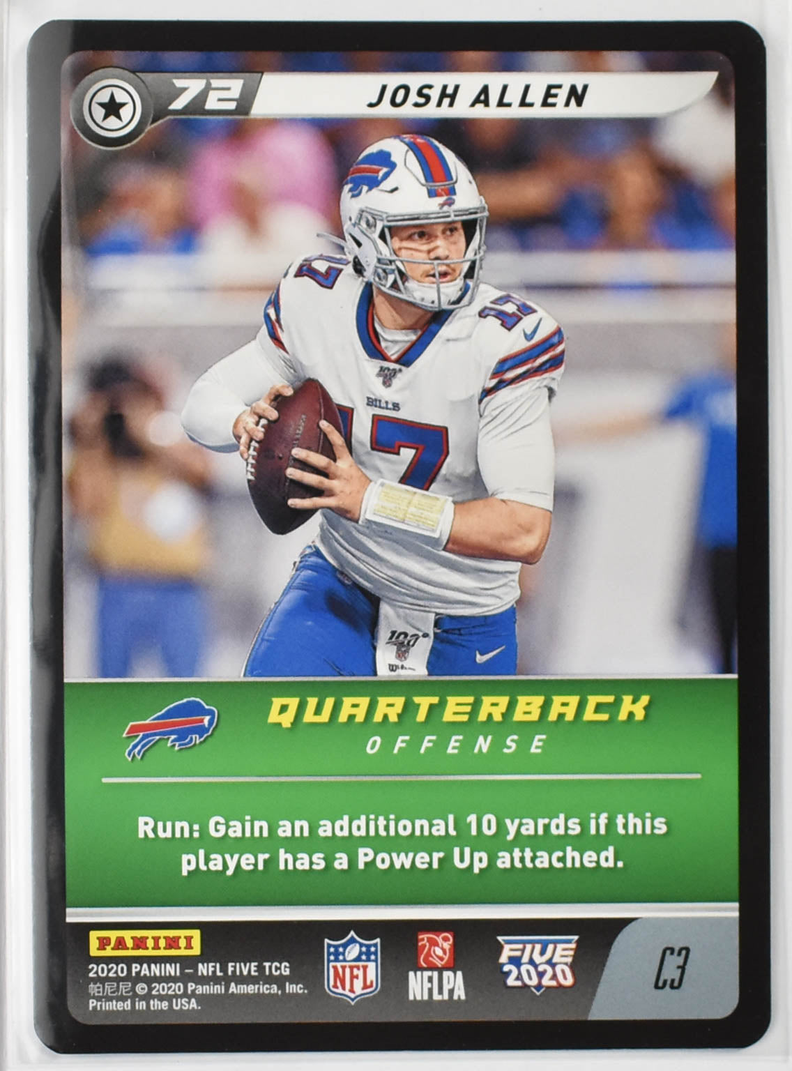 Josh Allen C3 Panini 2020 NFL FIVE TCG