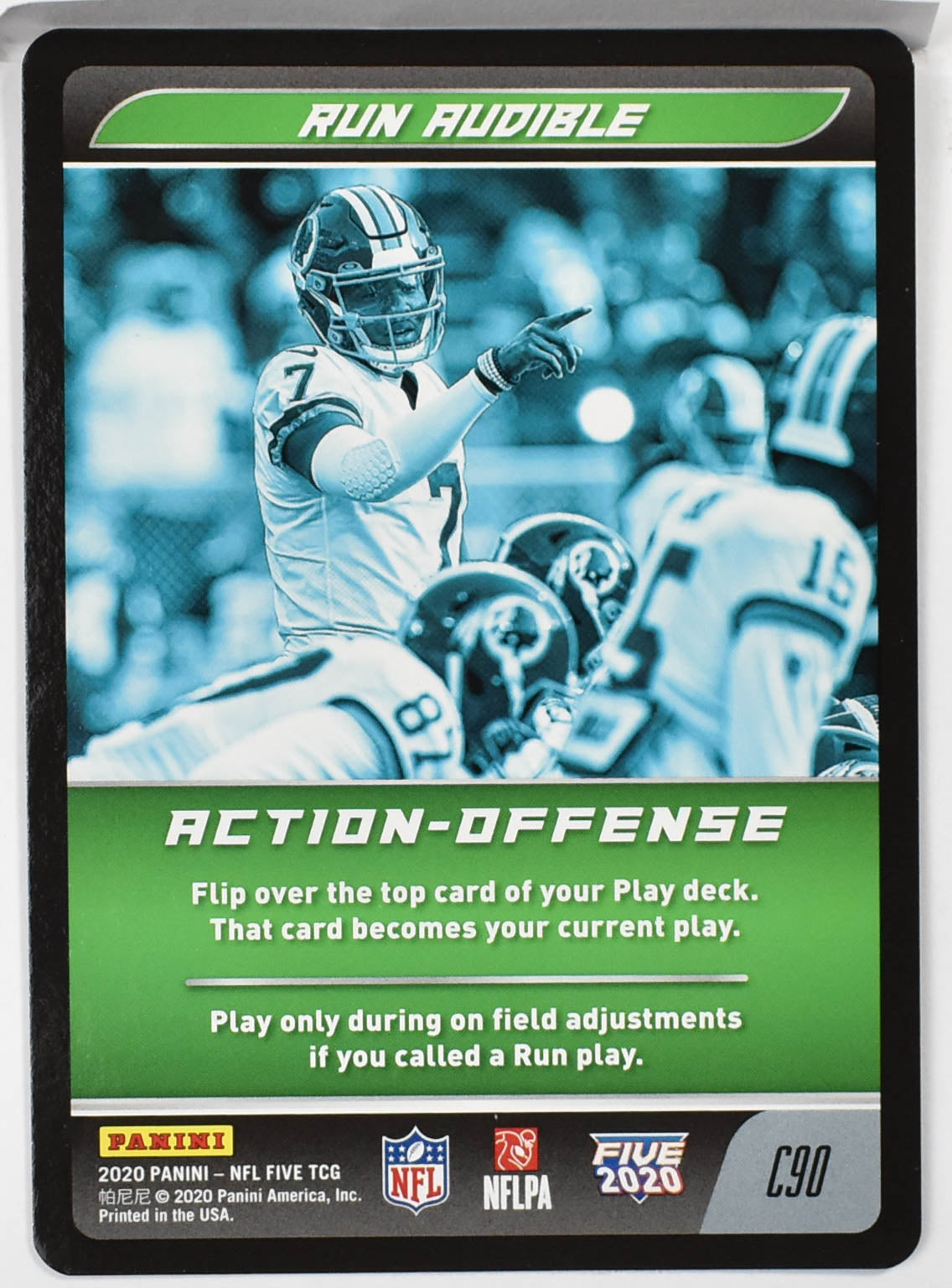 Run Audible C90 Panini NFL FIVE TCG 2020