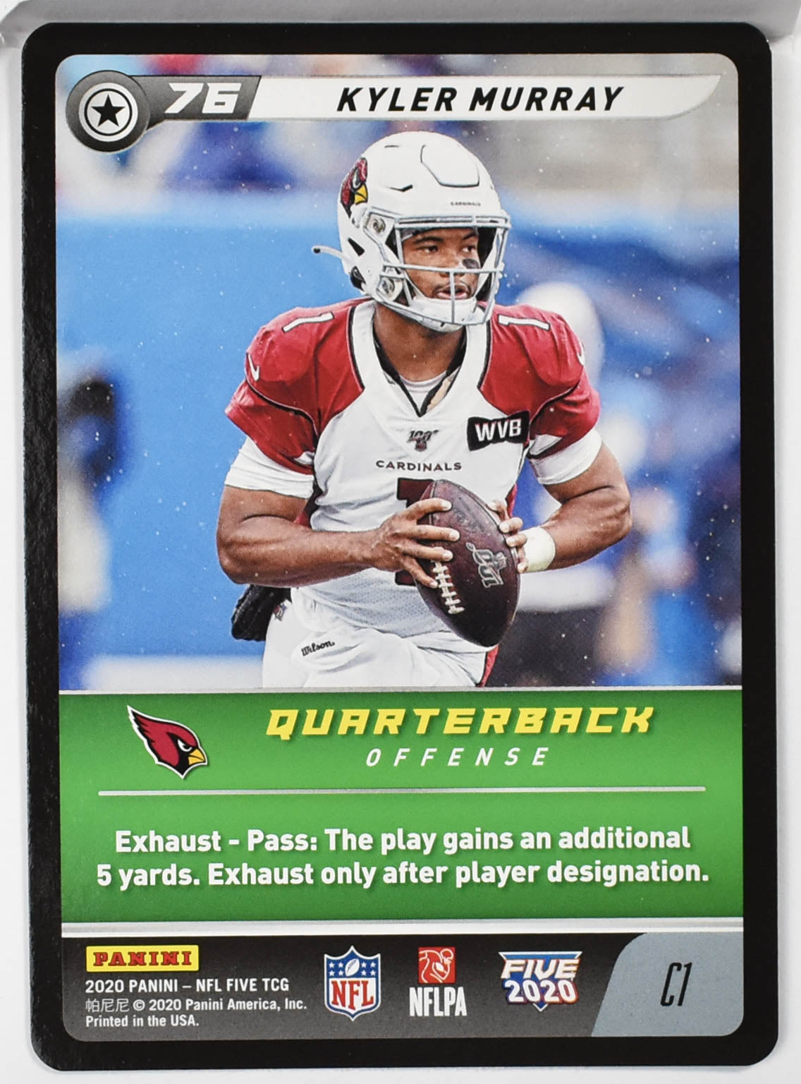 Kyler Murray C1 Panini NFL FIVE TCG 2020