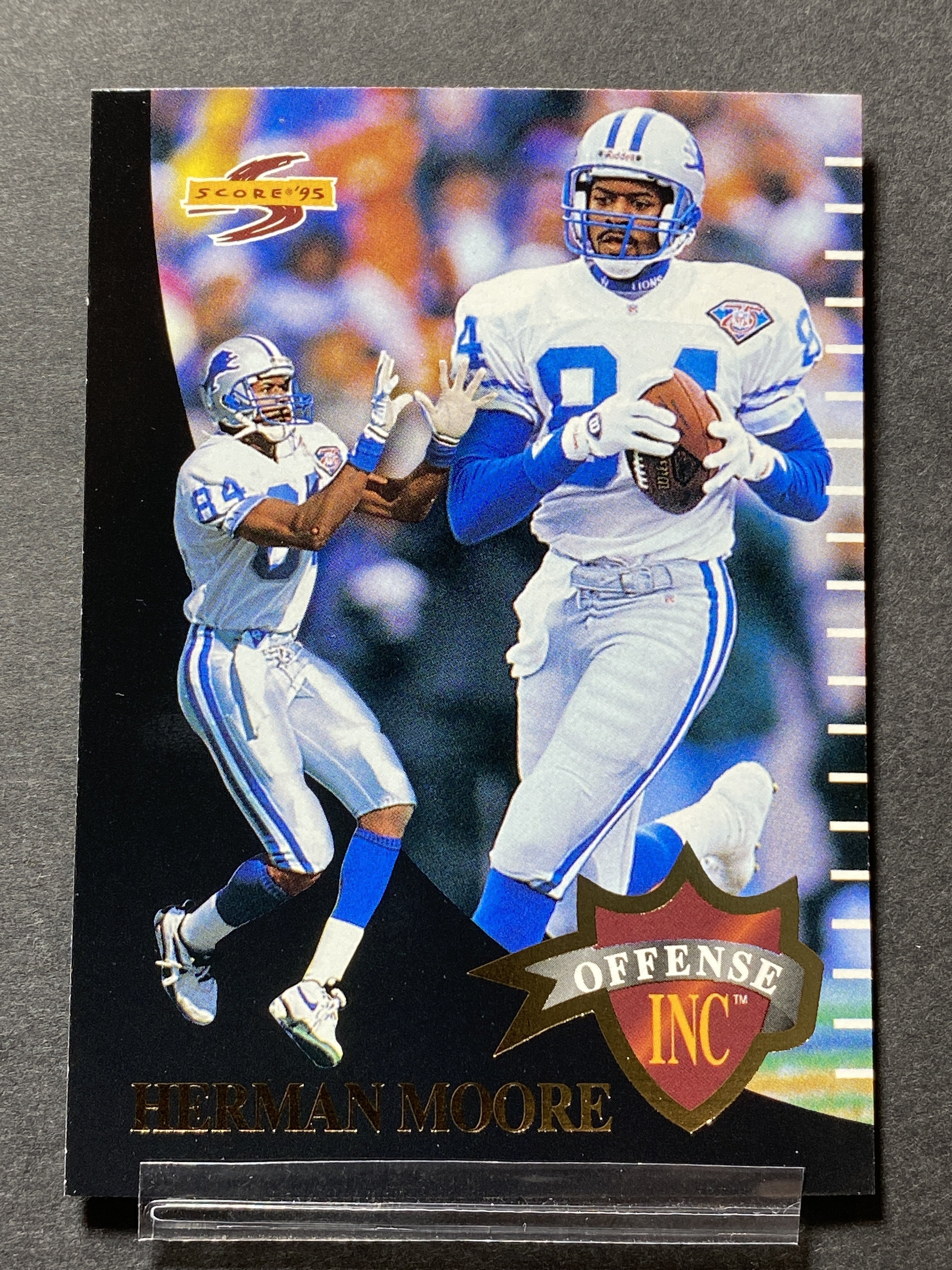 Herman Moore Lions OF18  Score 1995 Football Card Detroit Lions
