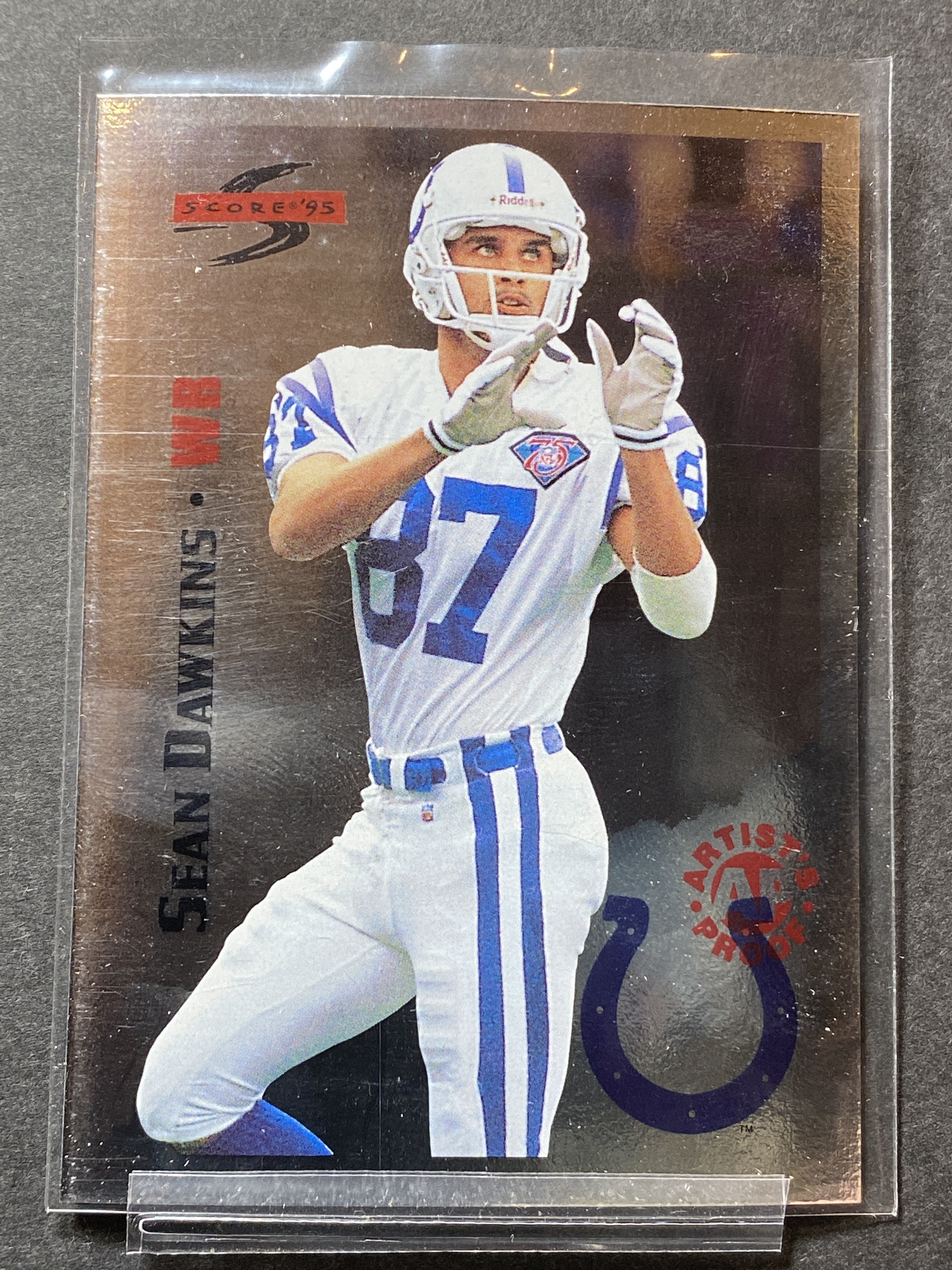 Sean Dawkins Colts 136 Score 1995 Football Card Indianapolis Colts