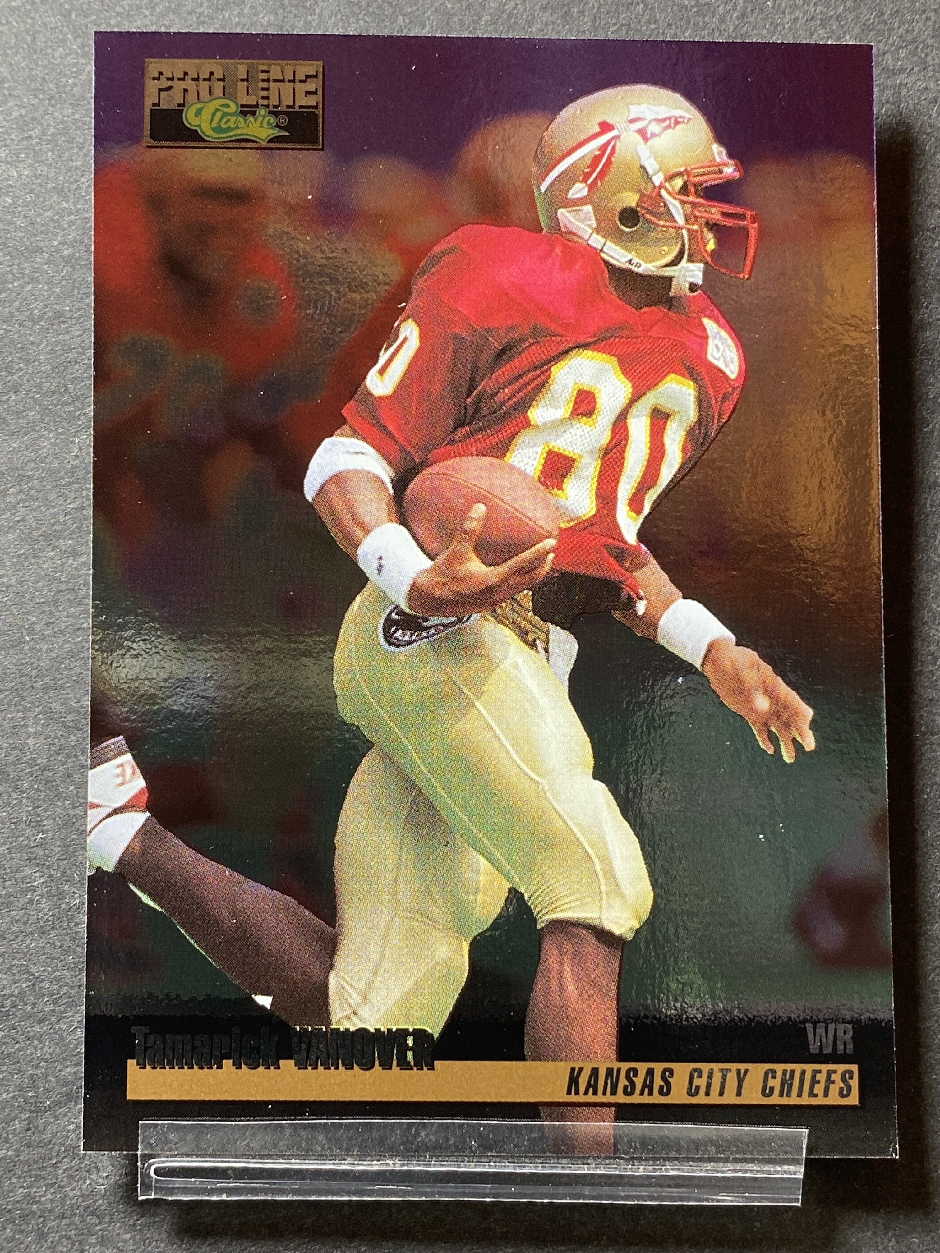Tamarick Vanover 60 Pro Line Classic Football Card Washington Football Team