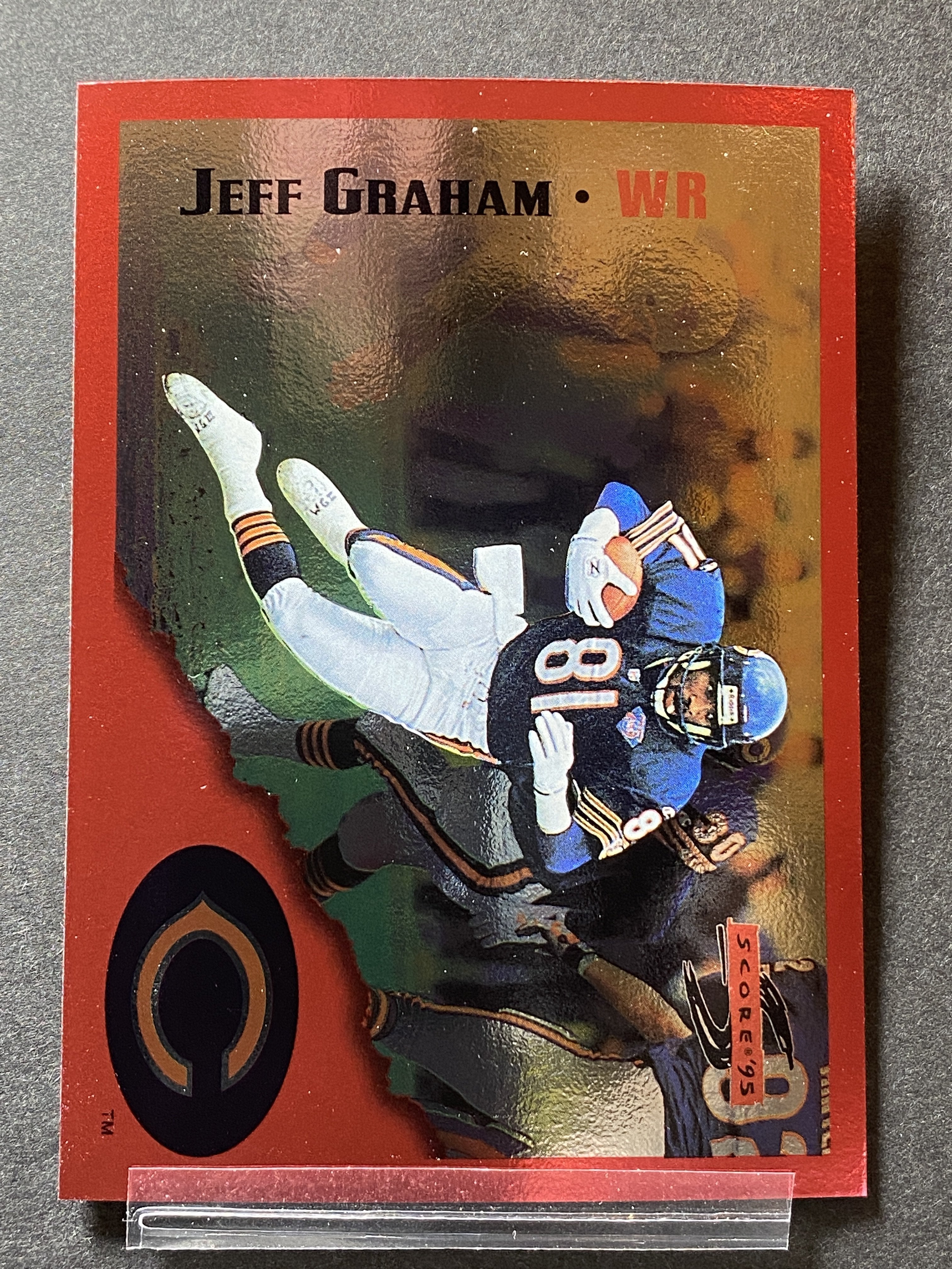 Jeff Graham Score 1995 Football Card Chicago Bears
