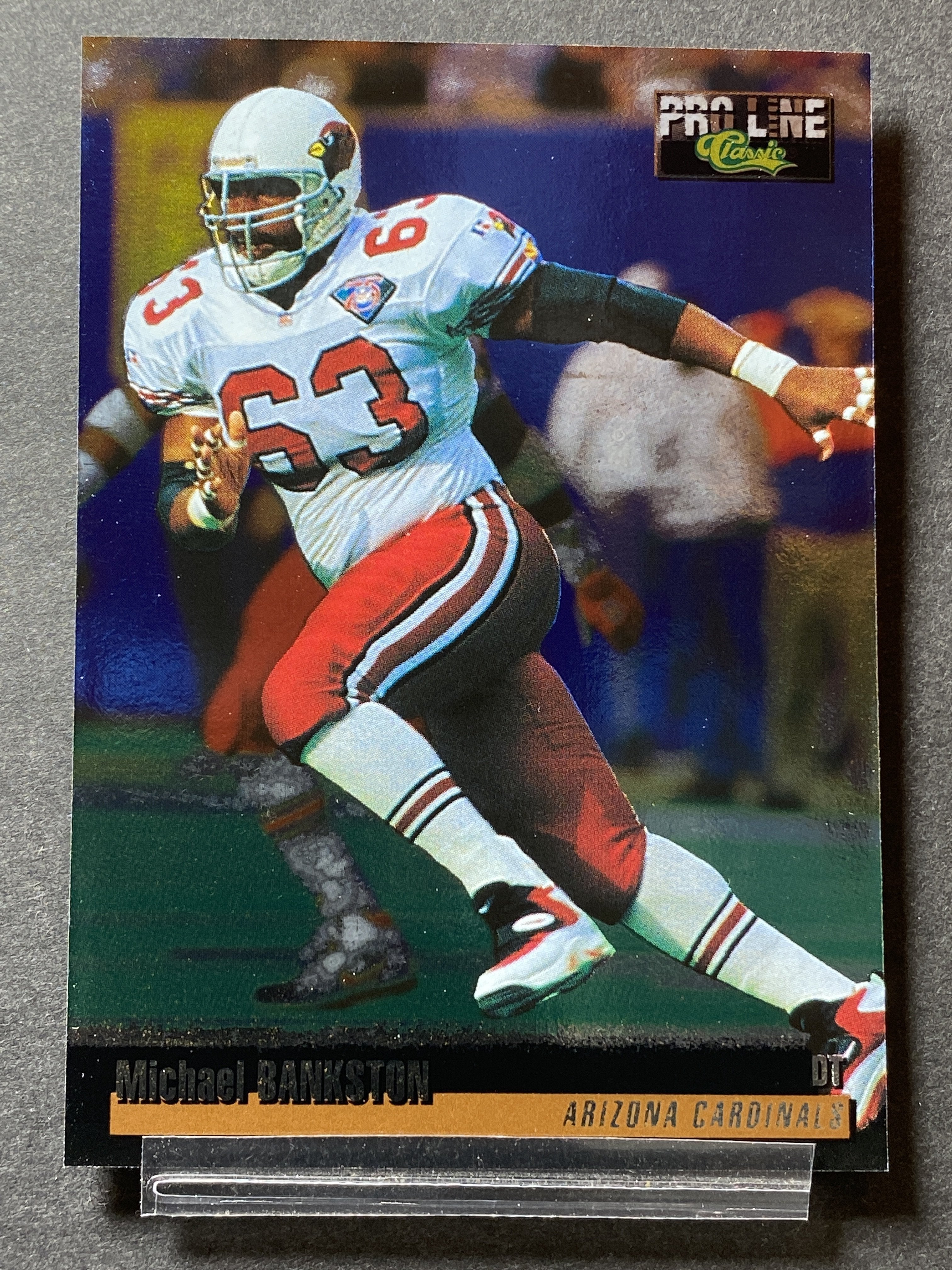 Michael Bankston 128 Pro Line Classic 1995 Football Card Arizona Cardinals