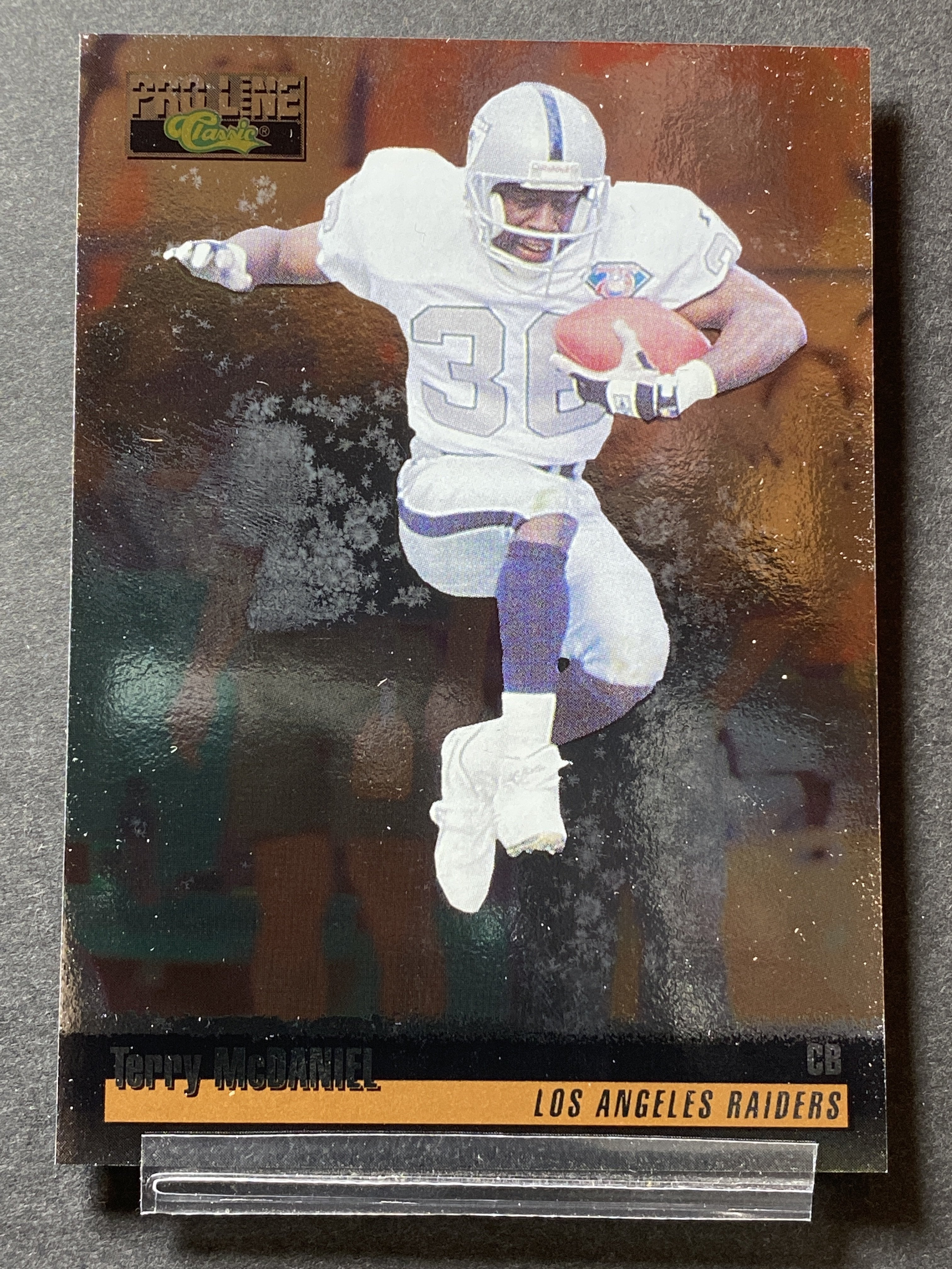 Terry McDaniel 337 Pro Line Classic 1995 Football Card Las Vegas Raiders