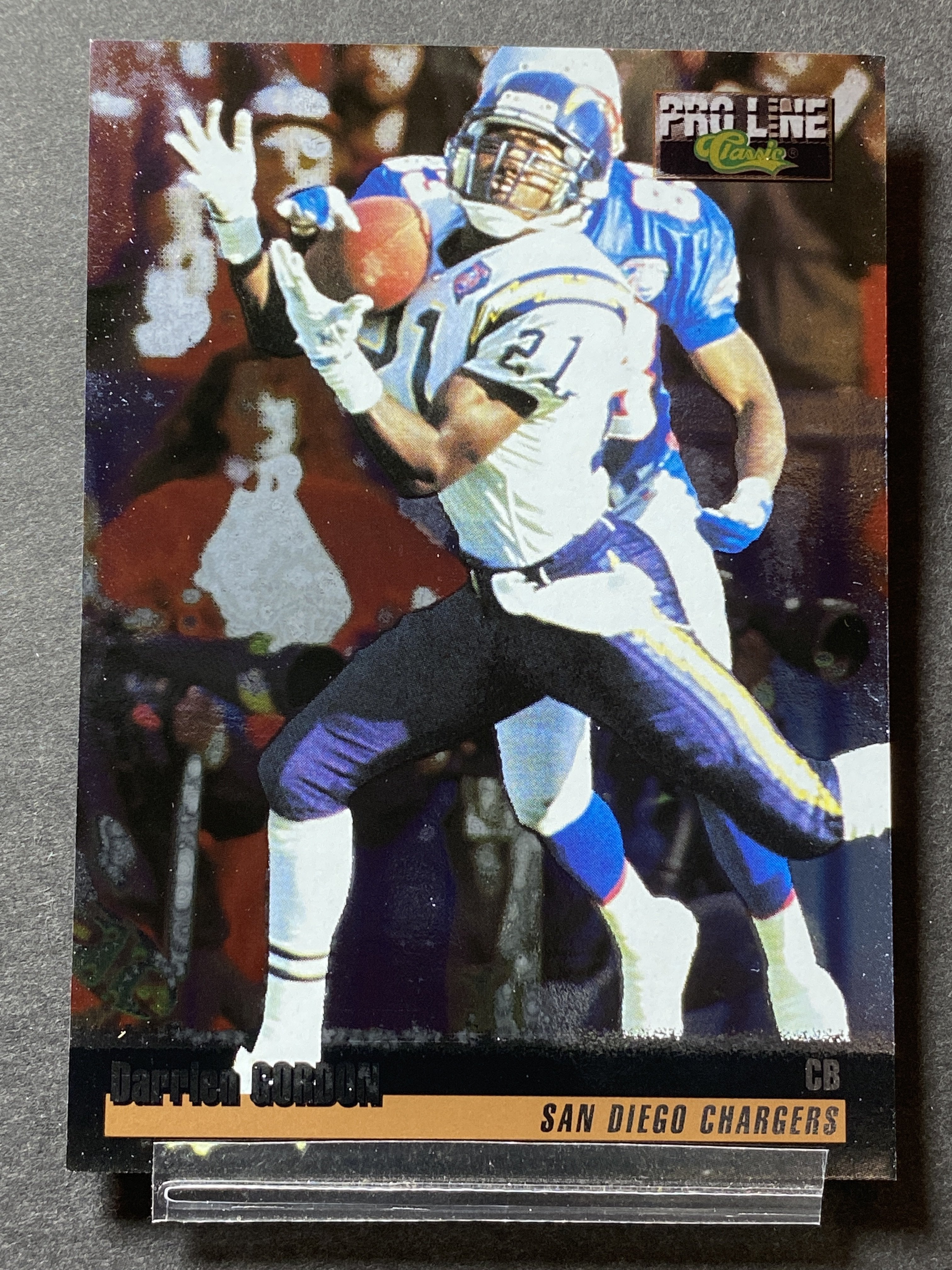 Darrien Gordon 45 Pro Line Classic 1995 Football Card Los Angeles Chargers