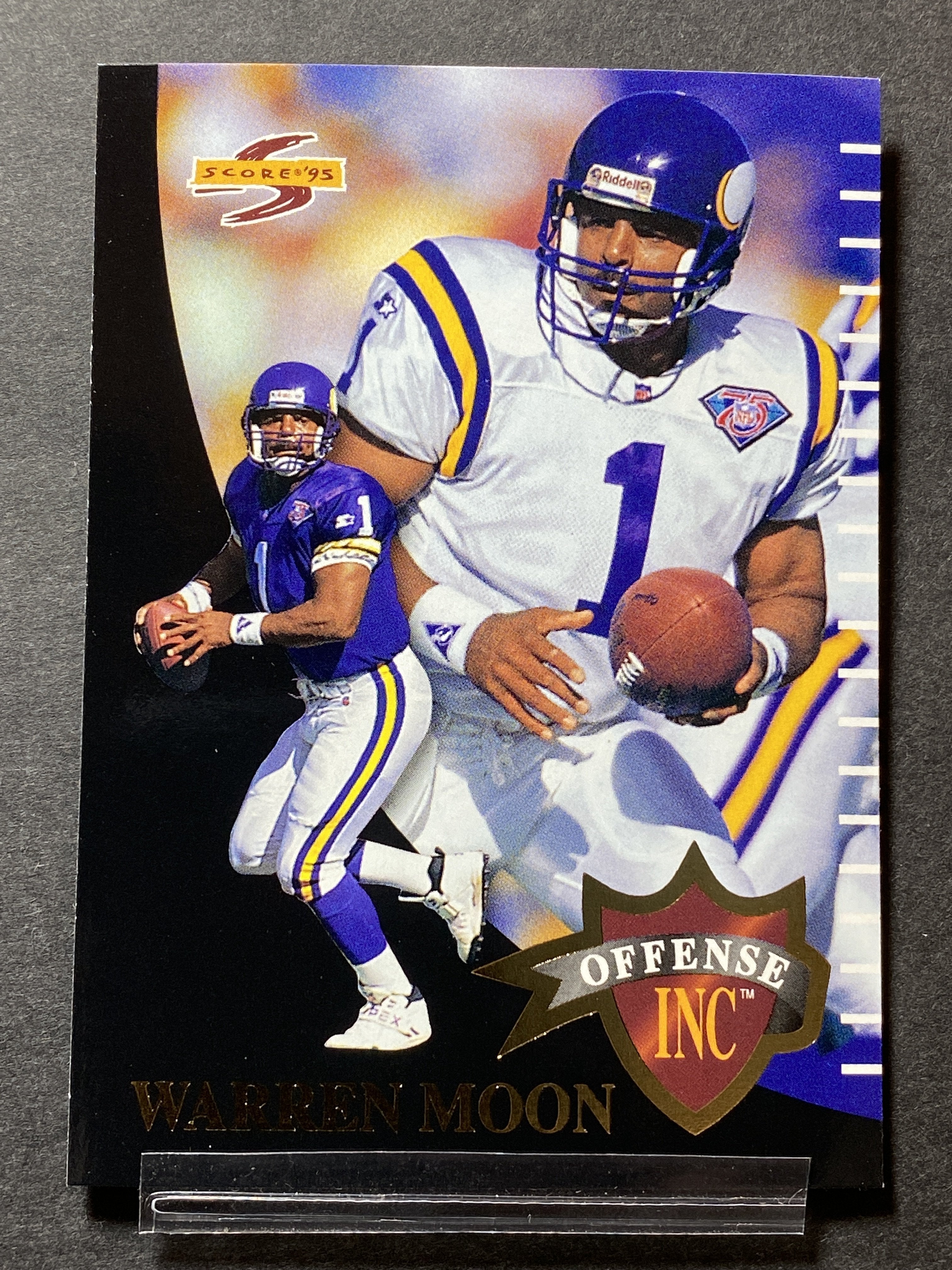 Warren Moon Vikings OF16 1995 Score A Pinnacle Brand Football Card Minnesota Vik