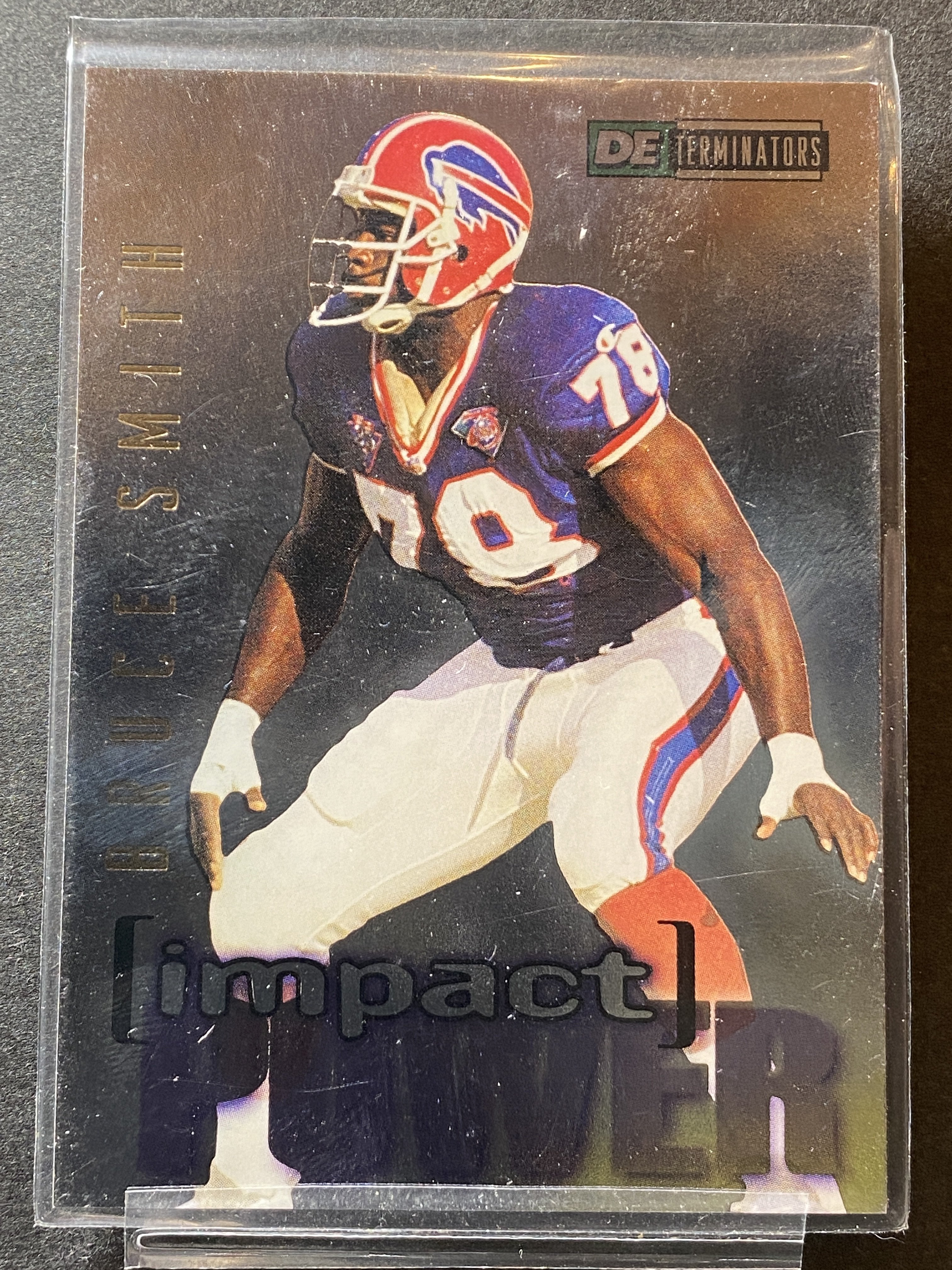 Bruce Smith IP4 Bills Sky Box 1995 Impact Power Football Card Buffalo Bills