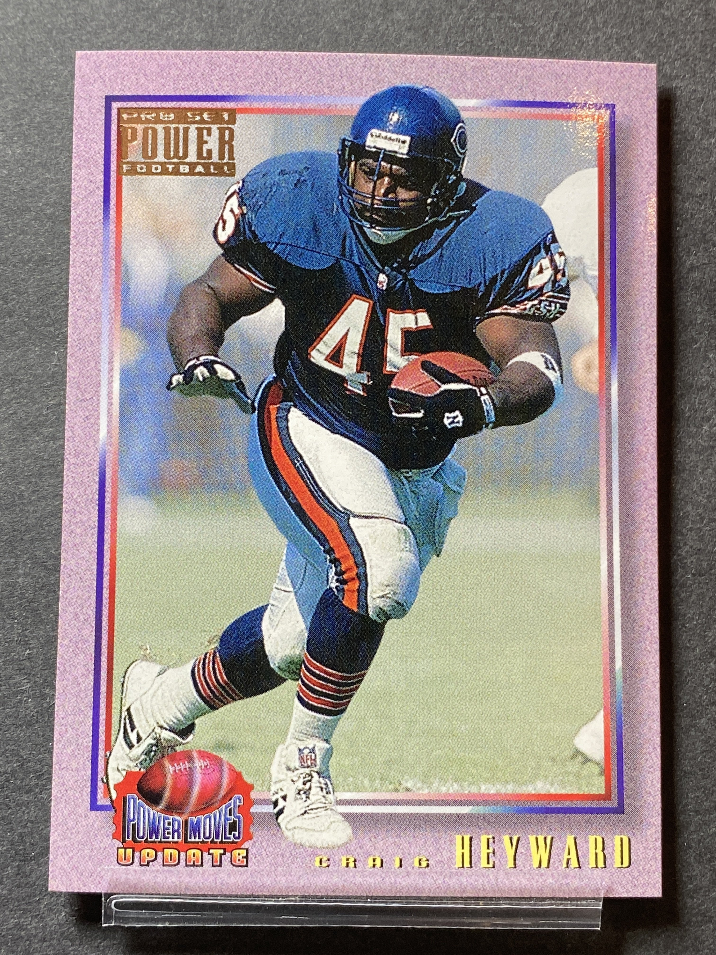 Crate Heyward  1993 Pro Set Football Card Chicago Bears