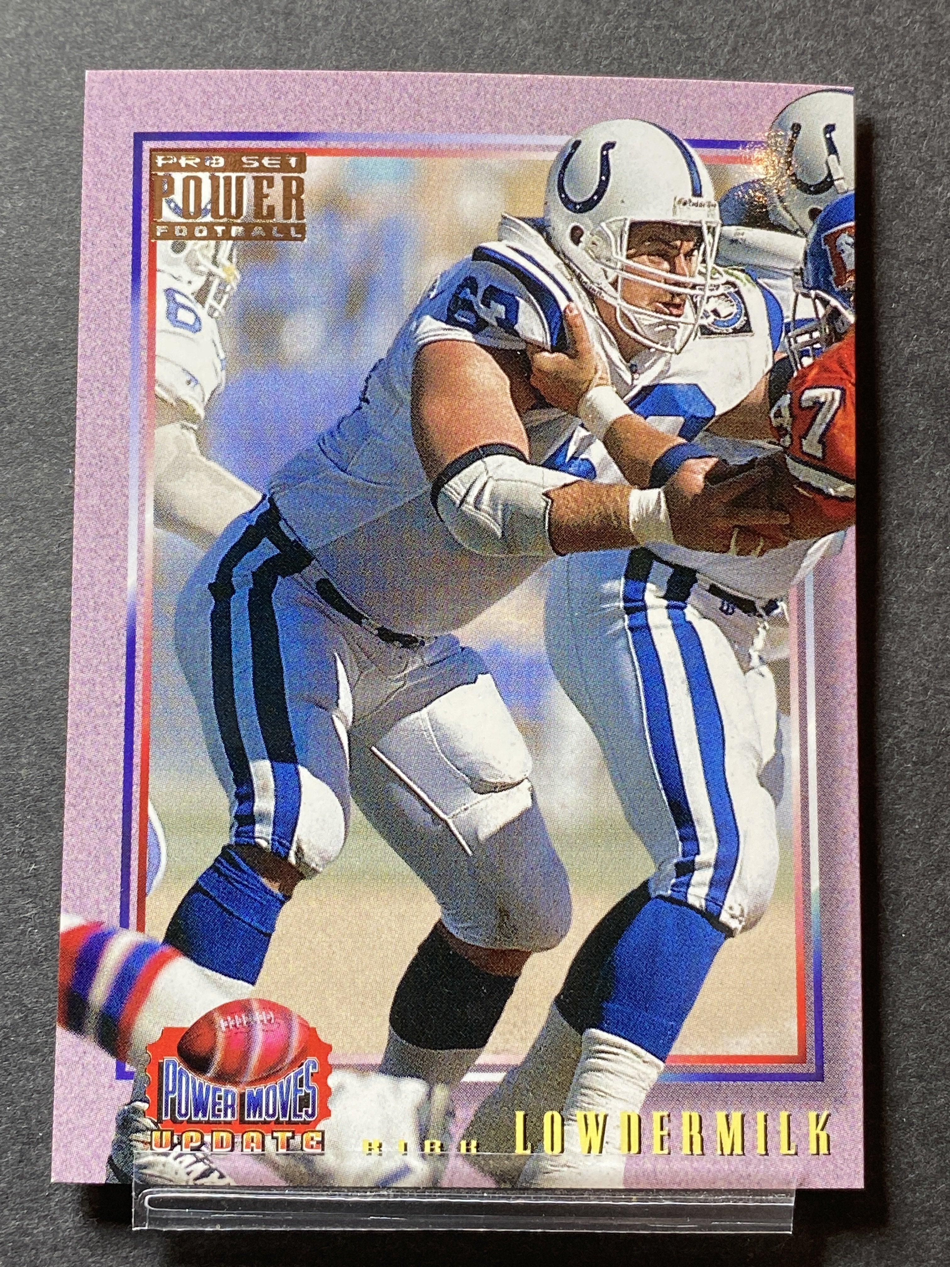 Kirk Lowdermilk 1993 Pro Set Football Card Indianapolis Colts