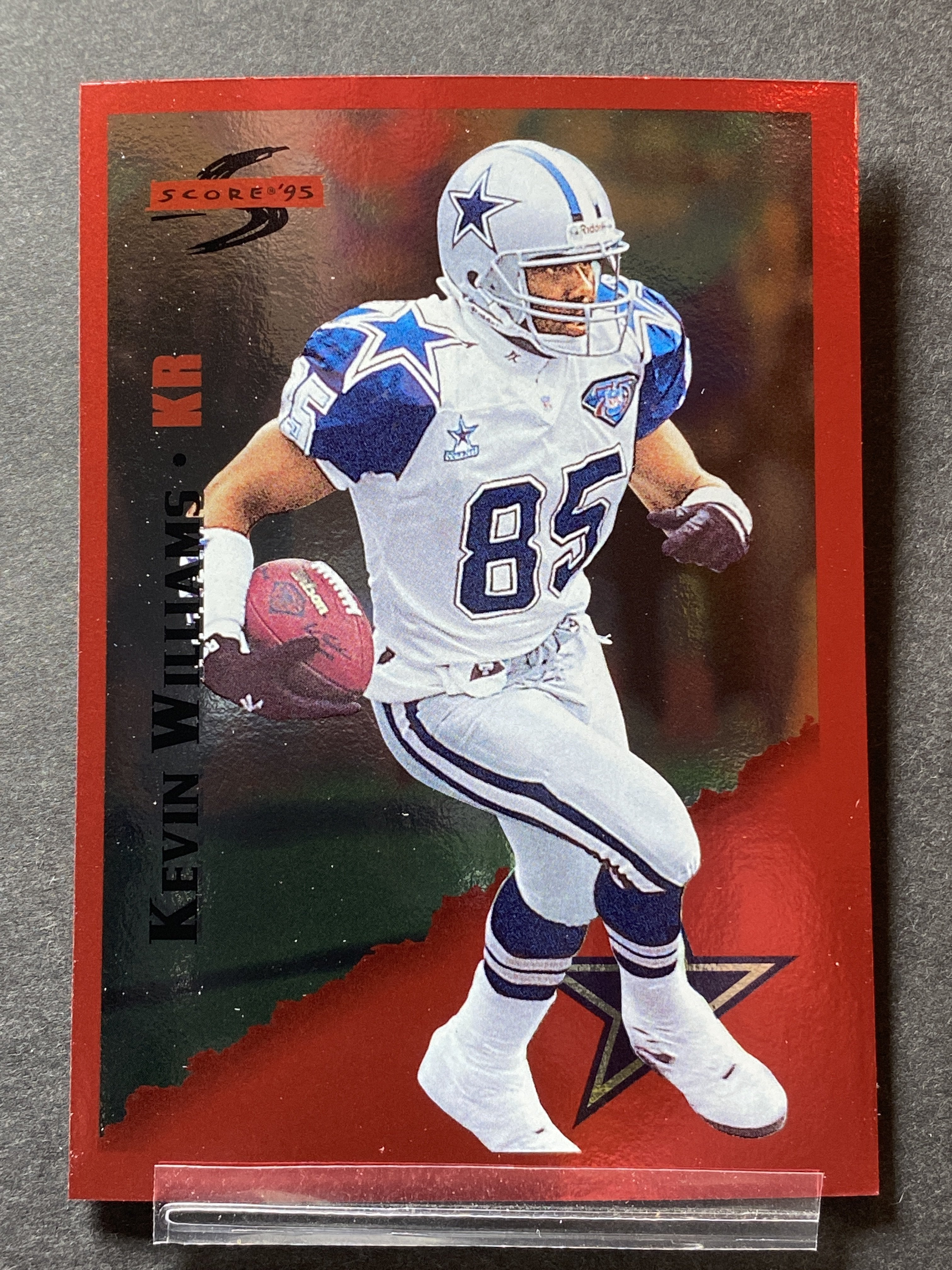 Kevin Williams 157 Score 1995 Football Card Dallas Cowboys