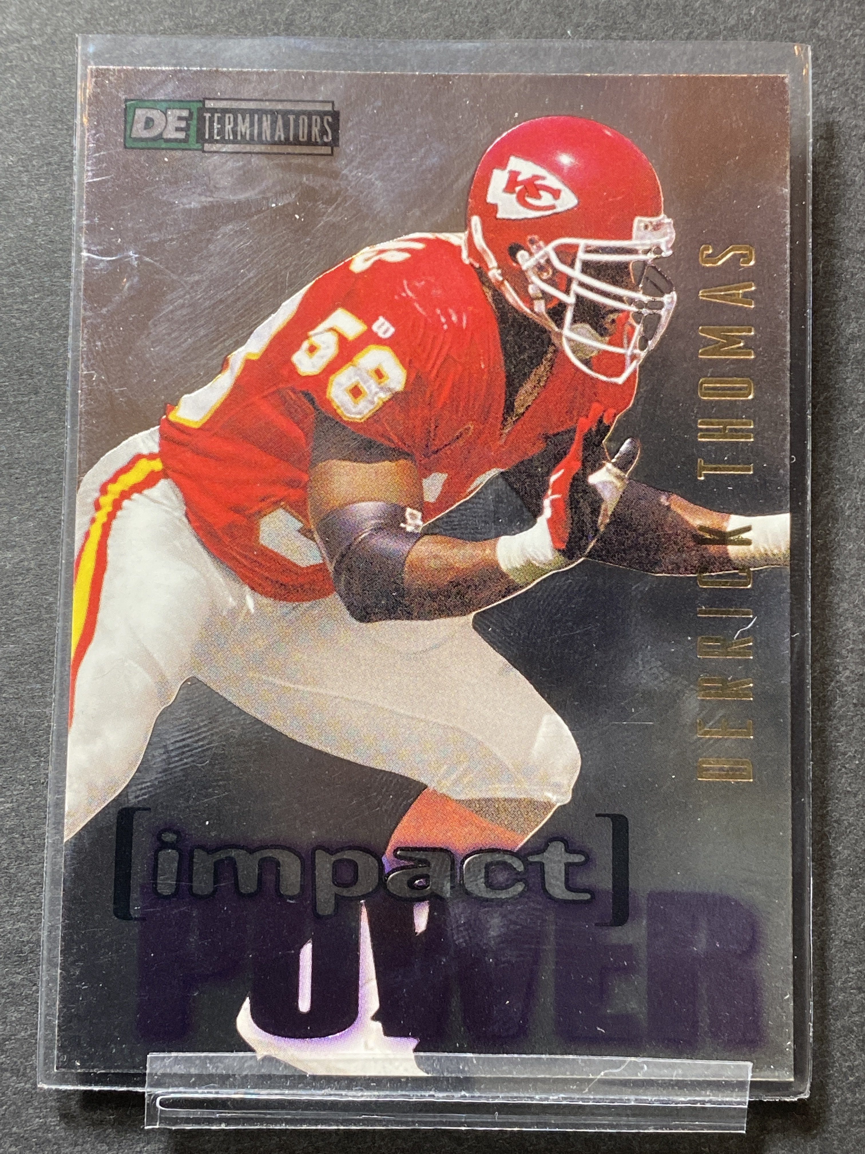 Derrick Thomas IP6 Chiefs Sky Box 1995 Impact Power Football Card Kansas City Ch