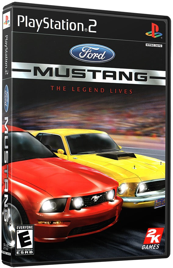 Ford Mustang - The Legend Lives PS2 Sony Playstation 2 Used Video Game PS2
