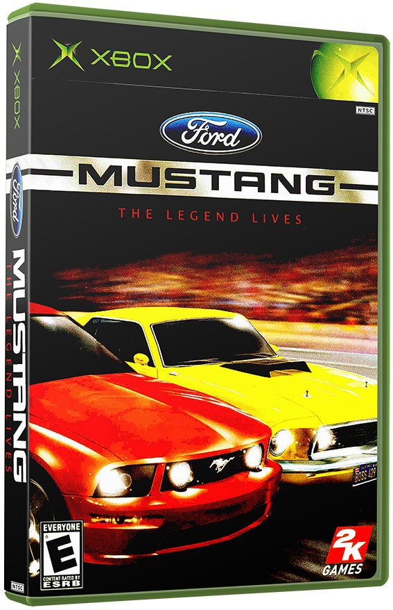 Ford Mustang - The Legend Lives Used Microsoft XBOX Original Video Game