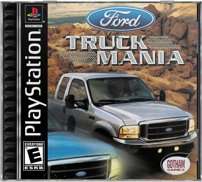 Ford Truck Mania PS1 Sony Playstation 1 Used Video Game