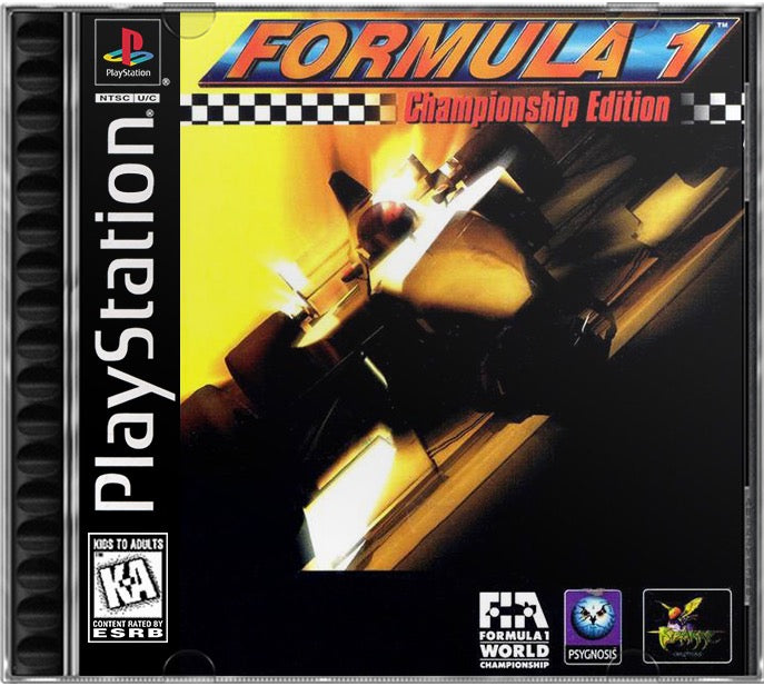 Formula 1 Championship Edition PS1 Sony Playstation 1 Used Video Game