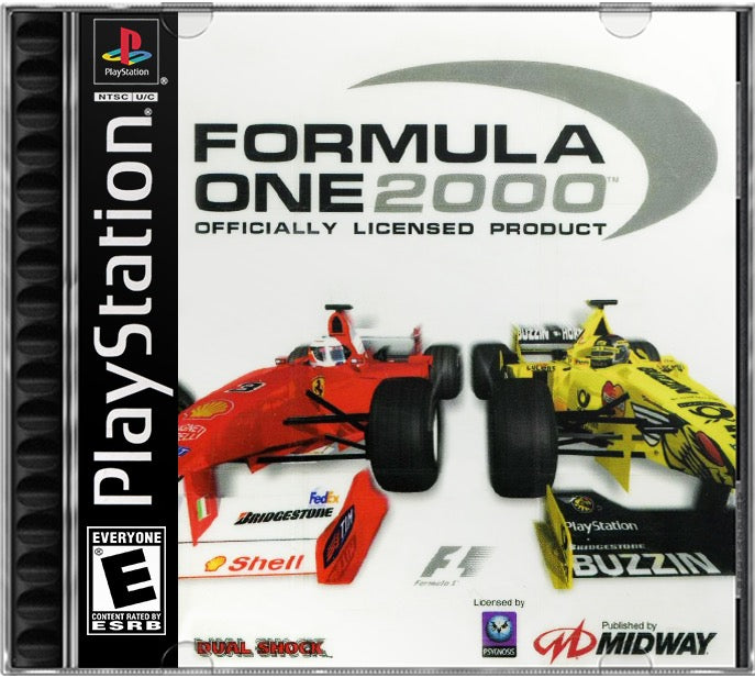 Formula One 2000 PS1 Sony Playstation 1 Used Video Game