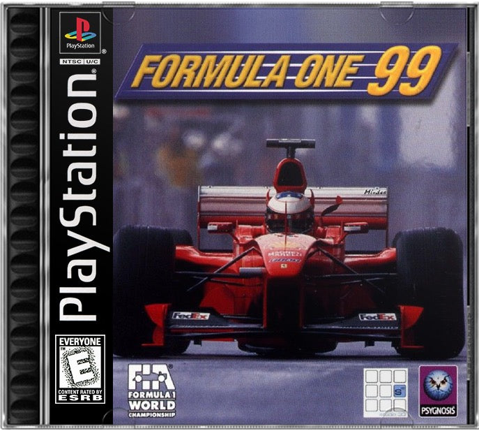 Formula One 99 PS1 Sony Playstation 1 Used Video Game