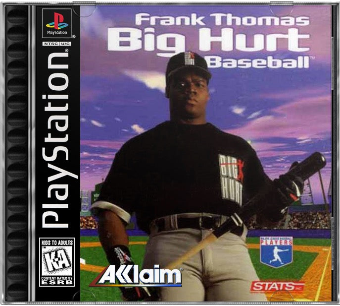 Frank Thomas Big Hurt Baseball PS1 Sony Playstation 1 Used Video Game