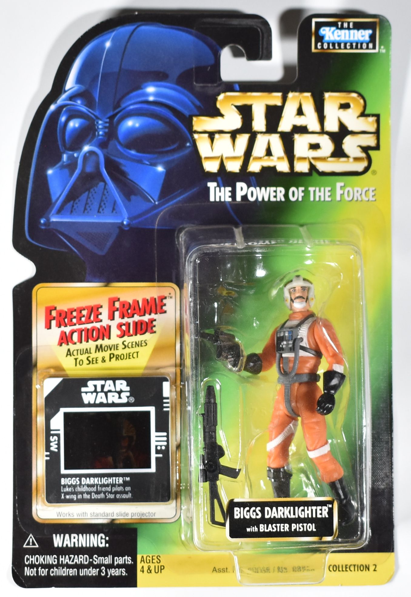 Star Wars Power of the Force Freeze Frame Kenner Action Figure Biggs Darklighter