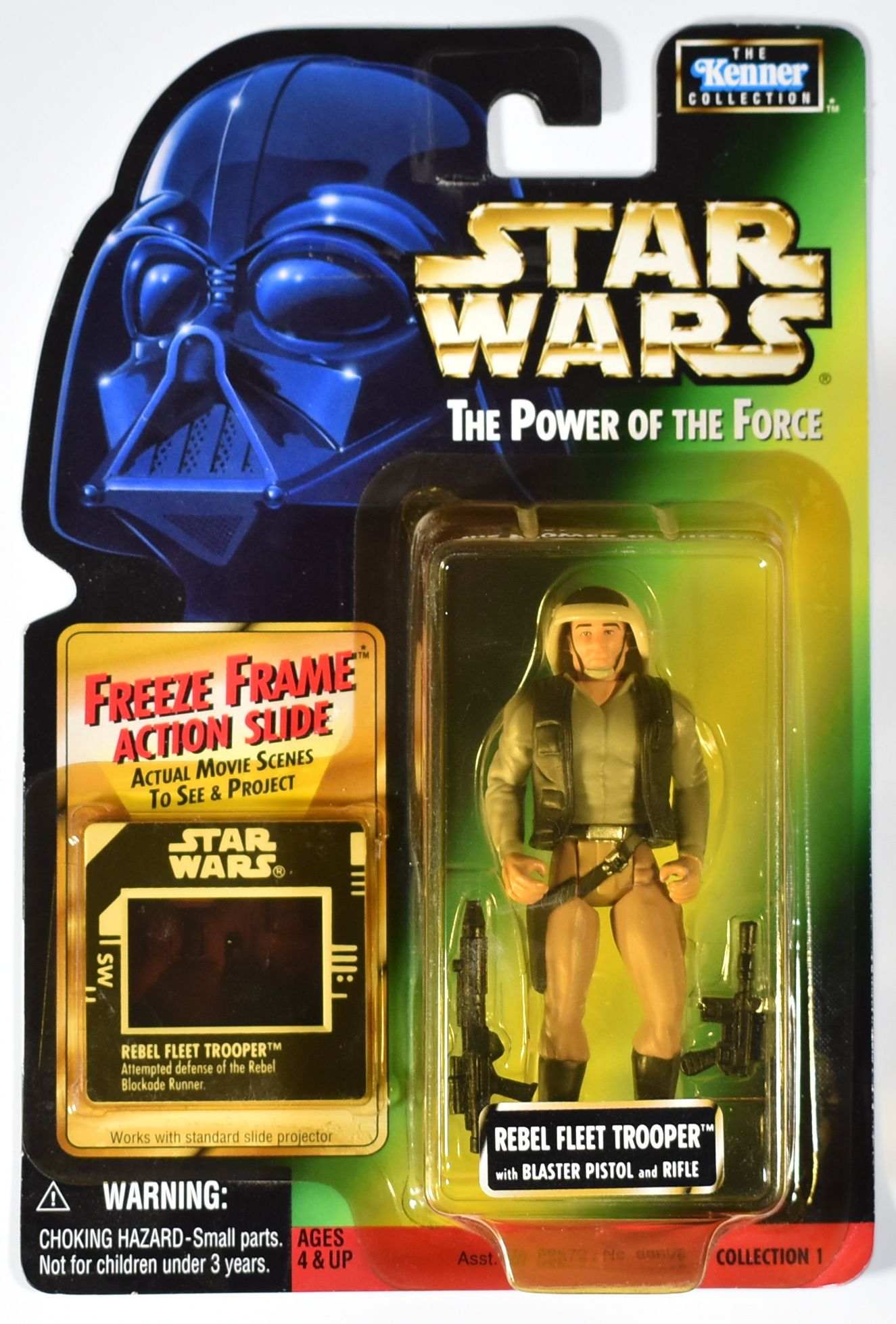 Star Wars Power of the Force Freeze Frame Kenner Action Figure Rebel Fleet Troop