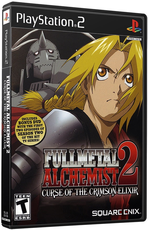 Fullmetal Alchemist 2 - Curse of the Crimson Elixir PS2 Sony Playstation 2 Used