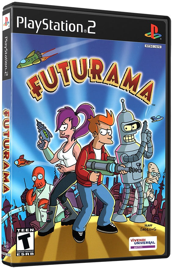 Futurama PS2 Sony Playstation 2 Used Video Game PS2