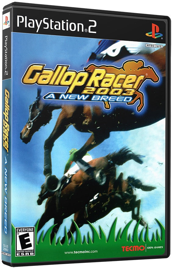 Gallop Racer 2003 - A New Breed PS2 Sony Playstation 2 Used Video Game PS2