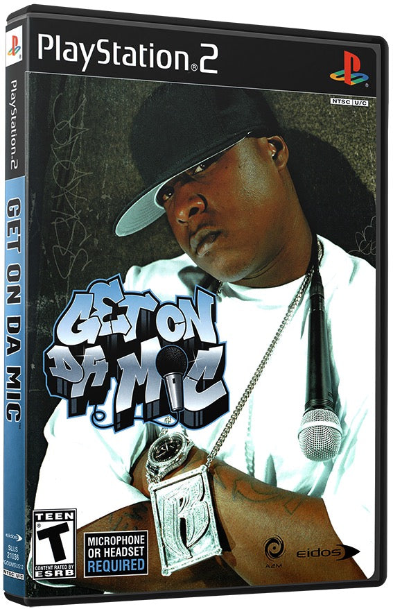 Get On Da Mic PS2 Sony Playstation 2 Used Video Game PS2