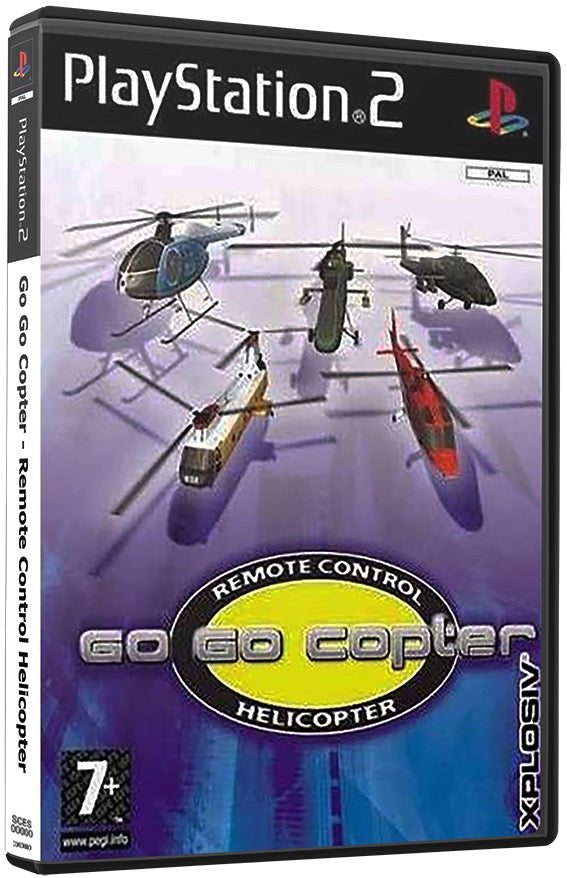 Go Go Copter - Remote Control Helicopter PS2 Sony Playstation 2 Used Video Game