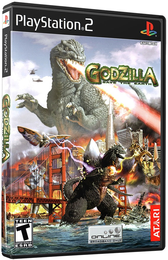 Godzilla - Save the Earth PS2 Sony Playstation 2 Used Video Game PS2