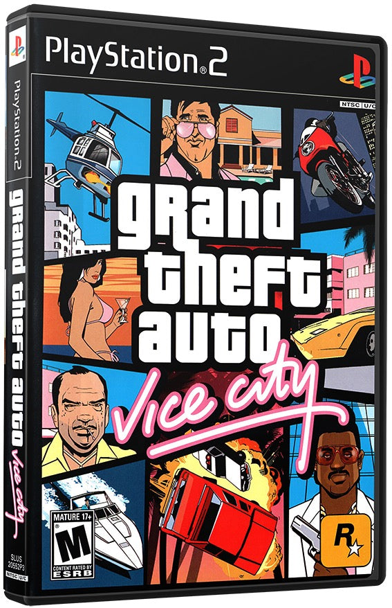 Grand Theft Auto - Vice City PS2 Sony Playstation 2 Used Video Game PS2