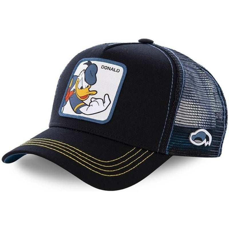 Baseball CapMesh Hat Summer Cartoon  Snapback For Women Men