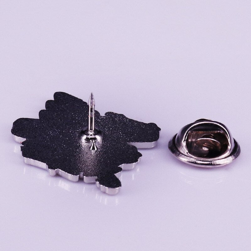 Floating spell brooch magic spell badge