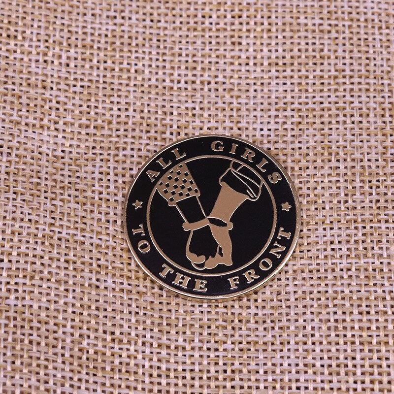 Feminist Brooch 90s Riot Girl Power Badge