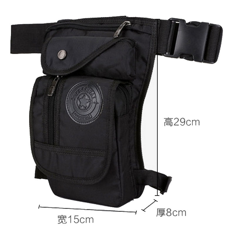 High Quality Nylon Rider Leg Bag For Men Hip Drop Messenger Shoulder Travel Trekking Motorcycle Assault Fanny Waist Pack Bags