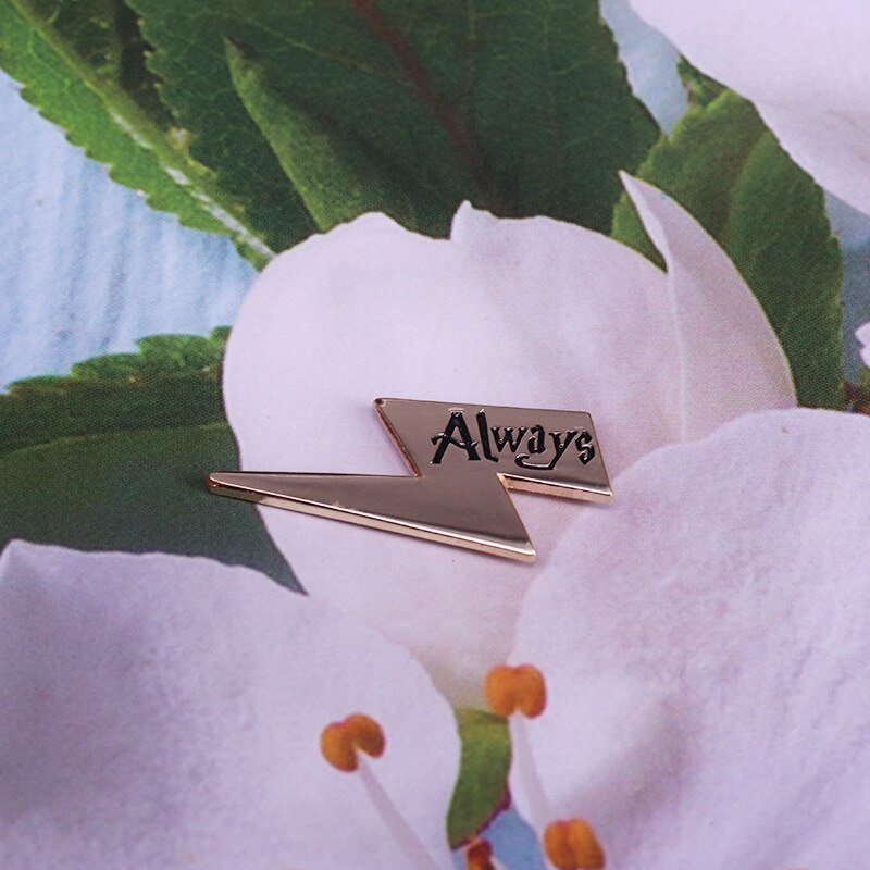 Always-Lightning Brooch Magic Badge Cartoon Fan Lovers Accessories