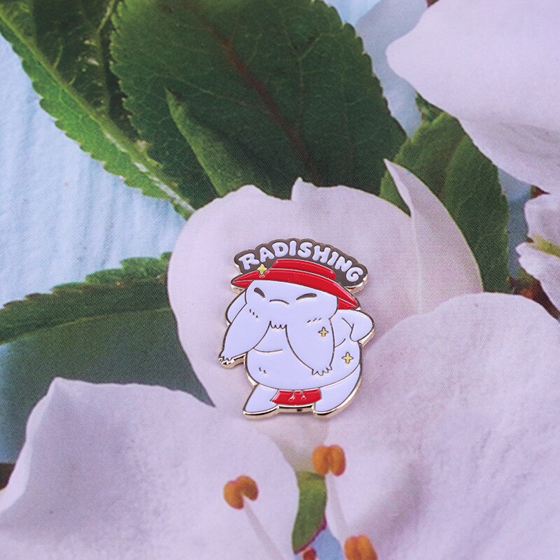 Carrot God Brooch Fantasy Adventure Anime Inspiration Badge