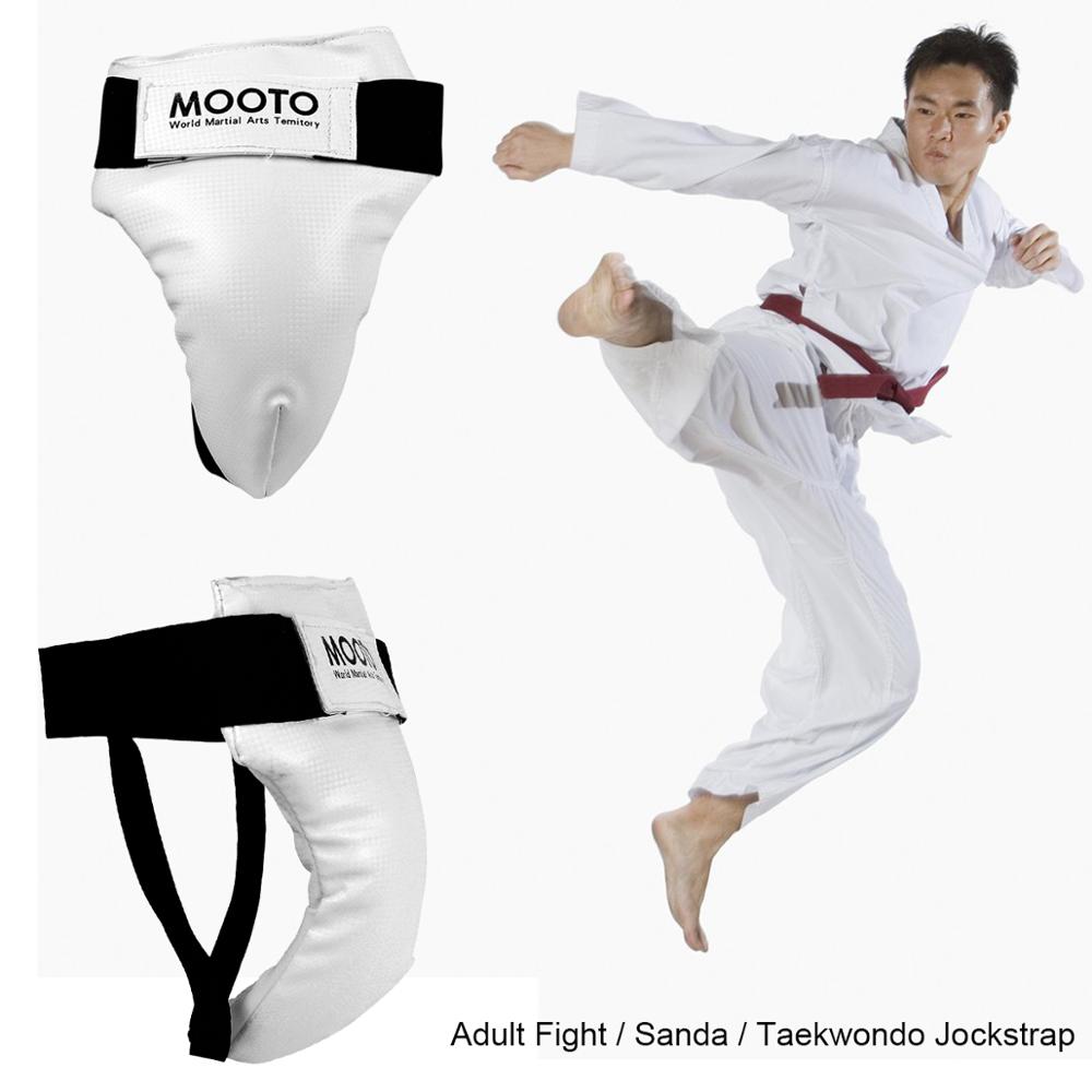 Sanda Crotch Guard Karate Muay Thai Boxing Kickboxing Groin Protector Jockstrap Supporter Training Equipment for Adult Male