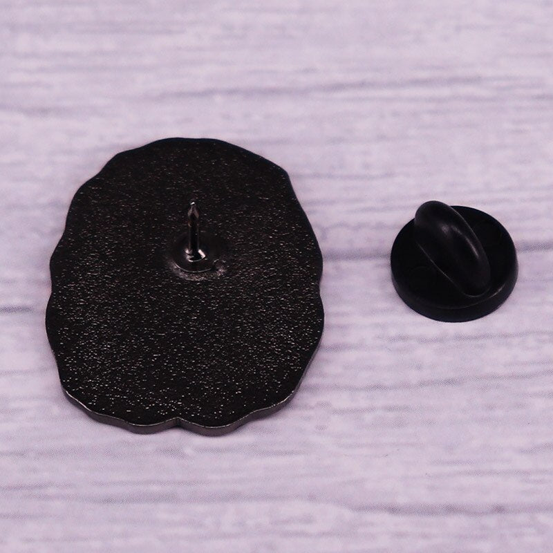 Brain brooch mental health awareness badge
