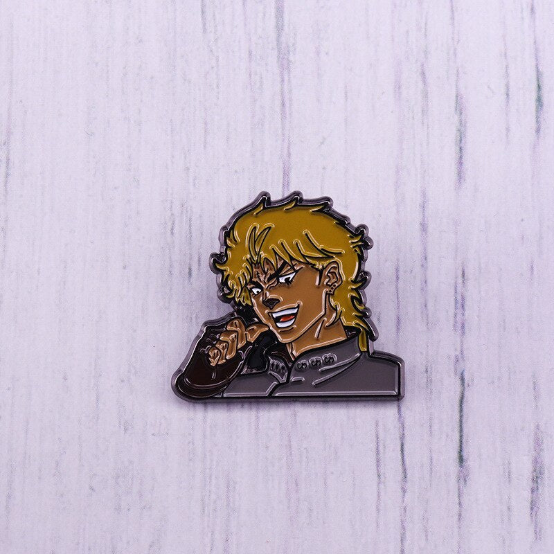 Cool bizarre adventure brooch pop comic fan decoration badge