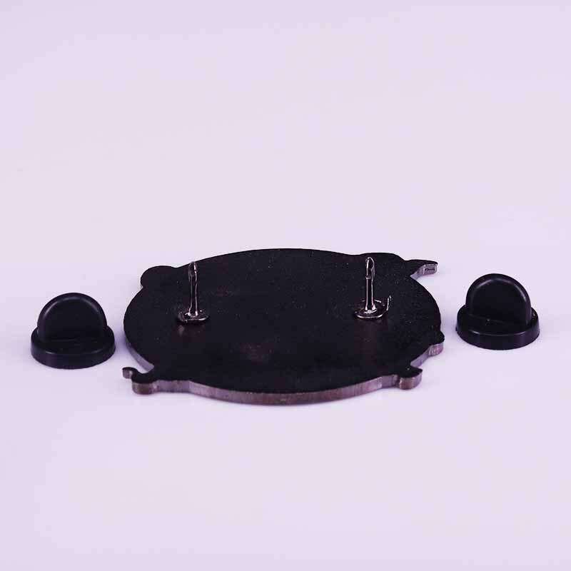 Edgar Allan Poe Crow Brooch Gothic Horror Art Literature Badge